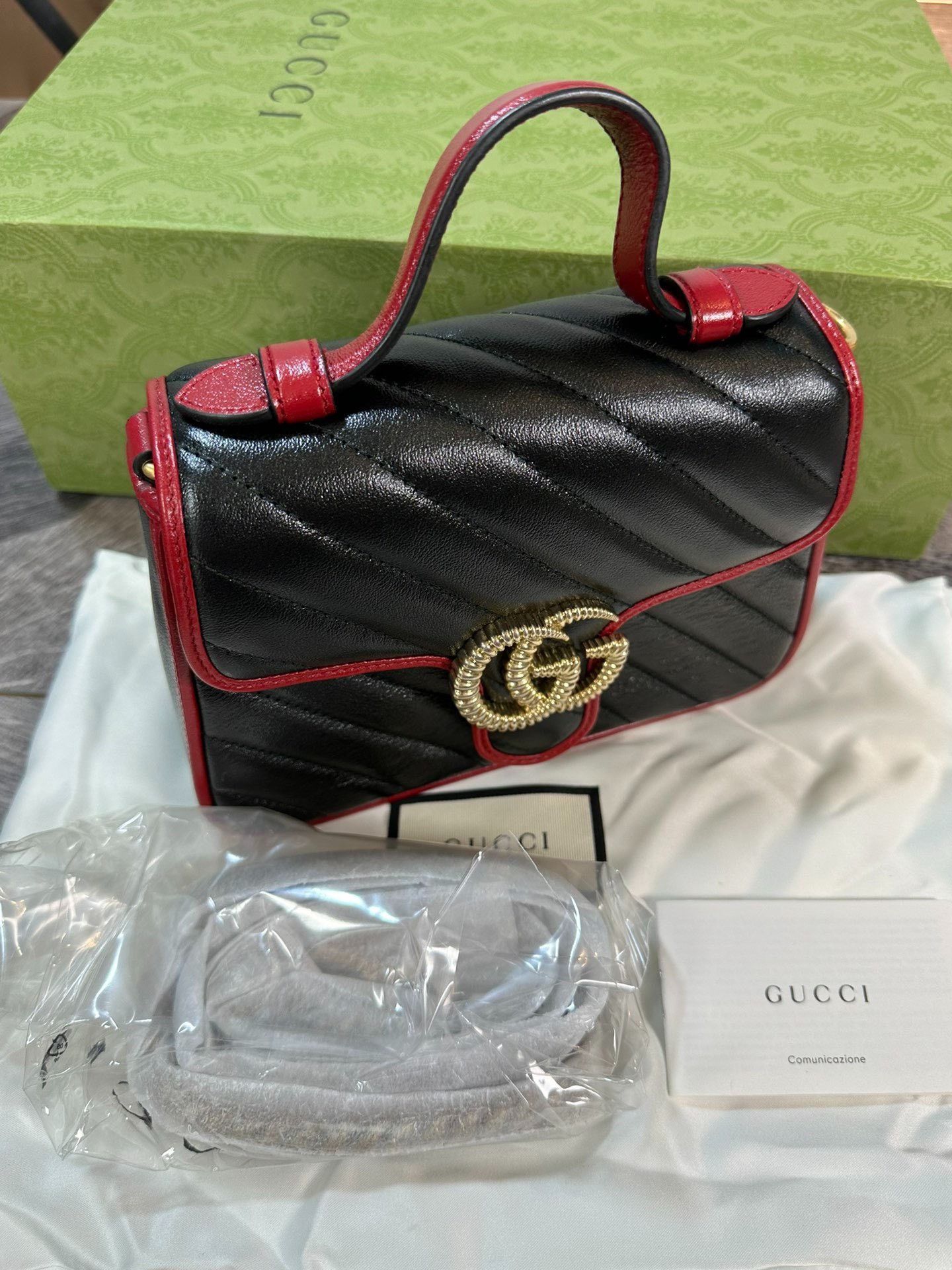 Gucci Gucci Marmont Messenger Bag Size ONE SIZE - 6 Thumbnail