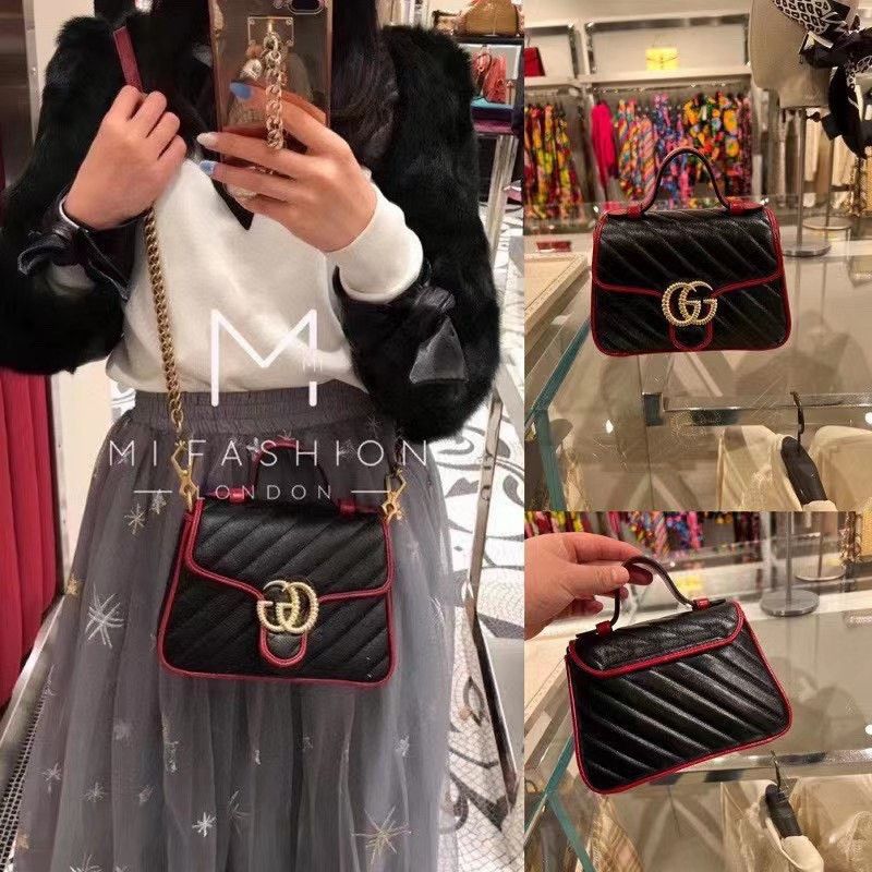 Gucci Gucci Marmont Messenger Bag Size ONE SIZE - 9 Thumbnail