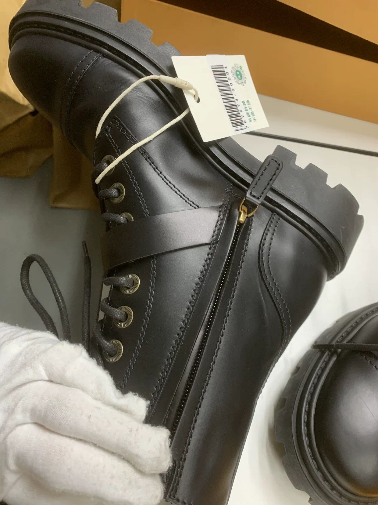 Tod's Tod's Leather Gold Boots S Women Size US 6 / IT 36 - 9 Thumbnail