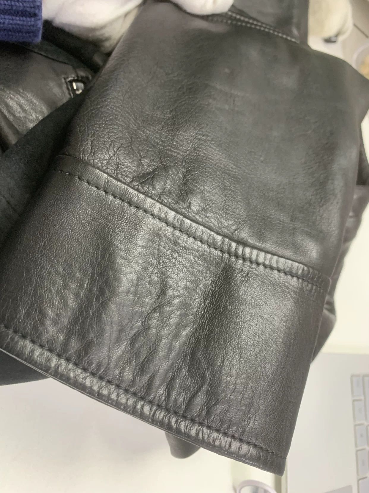 Gucci Gucci Leather Cotton Leather Jacket XL Women Size XL / US 12-14 / IT 48-50 - 6 Thumbnail