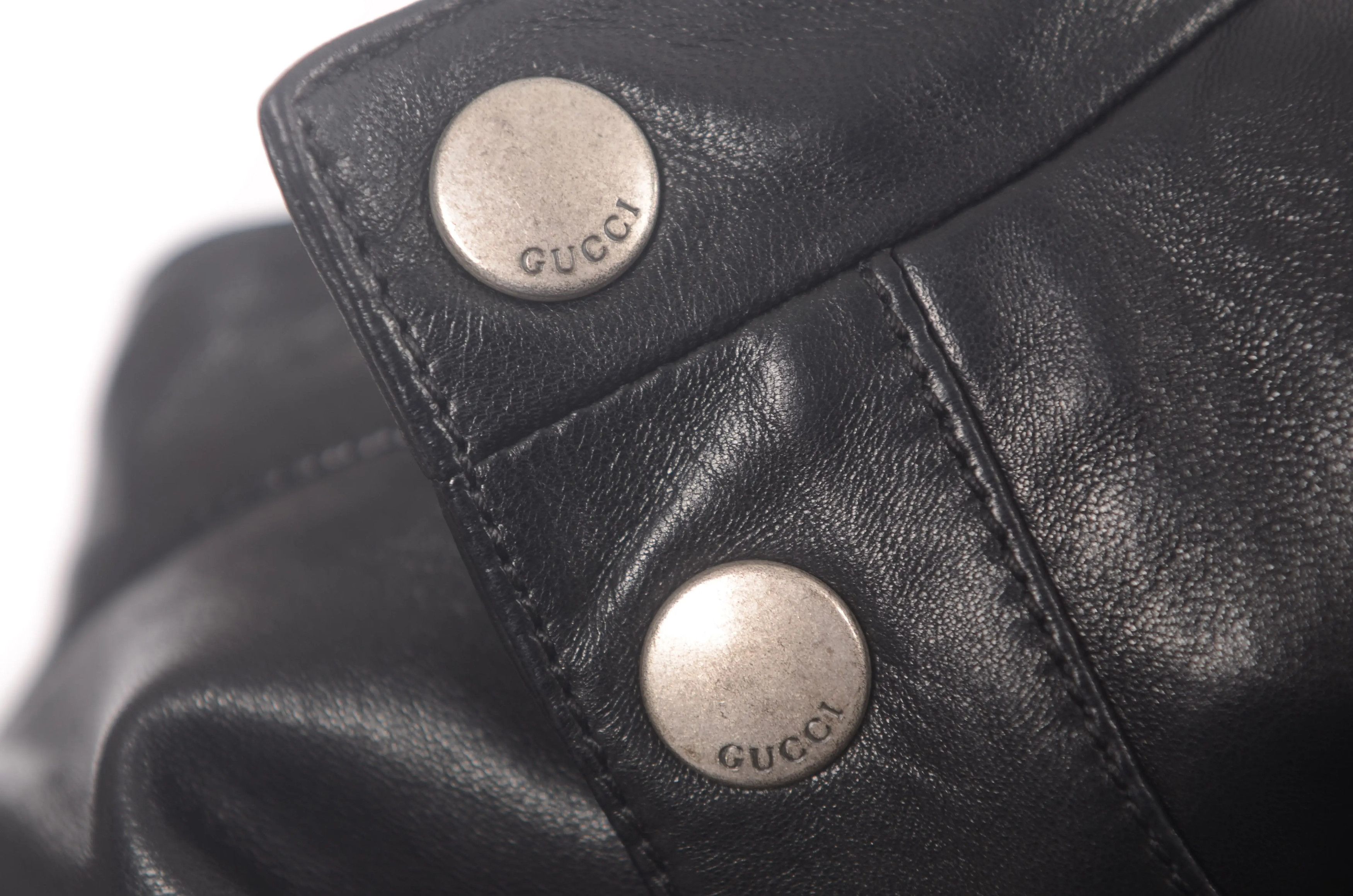 Gucci Gucci Leather Cotton Leather Jacket XL Women Size XL / US 12-14 / IT 48-50 - 5 Thumbnail