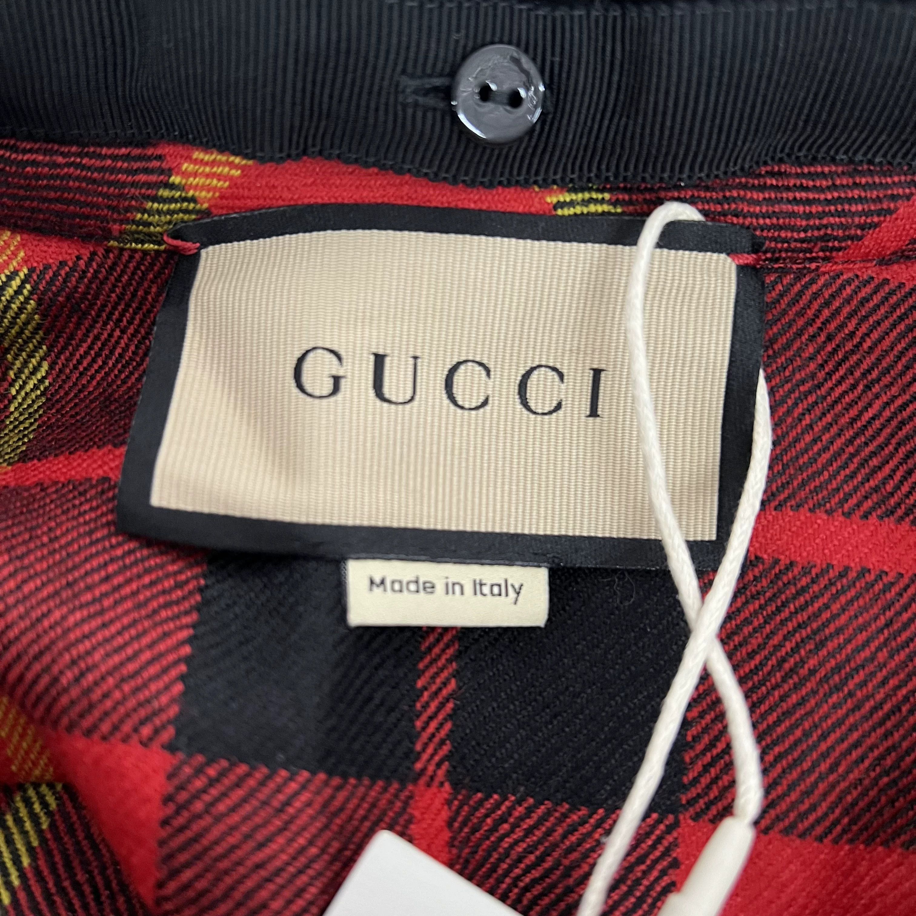 Gucci Gucci Wool Plaid Shirt S Men Size US S / EU 44-46 / 1 - 3 Thumbnail