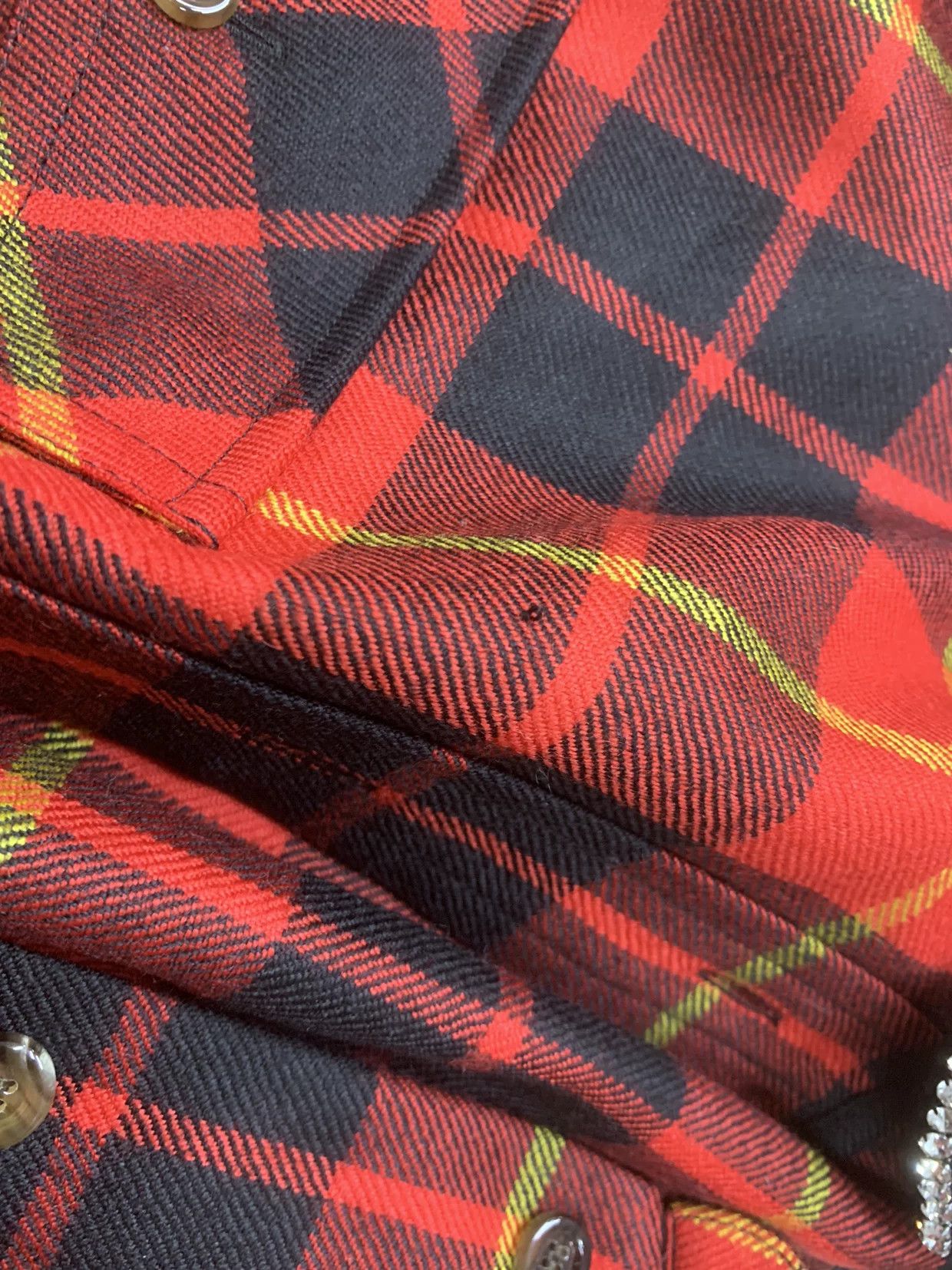 Gucci Gucci Wool Plaid Shirt S Men Size US S / EU 44-46 / 1 - 8 Thumbnail