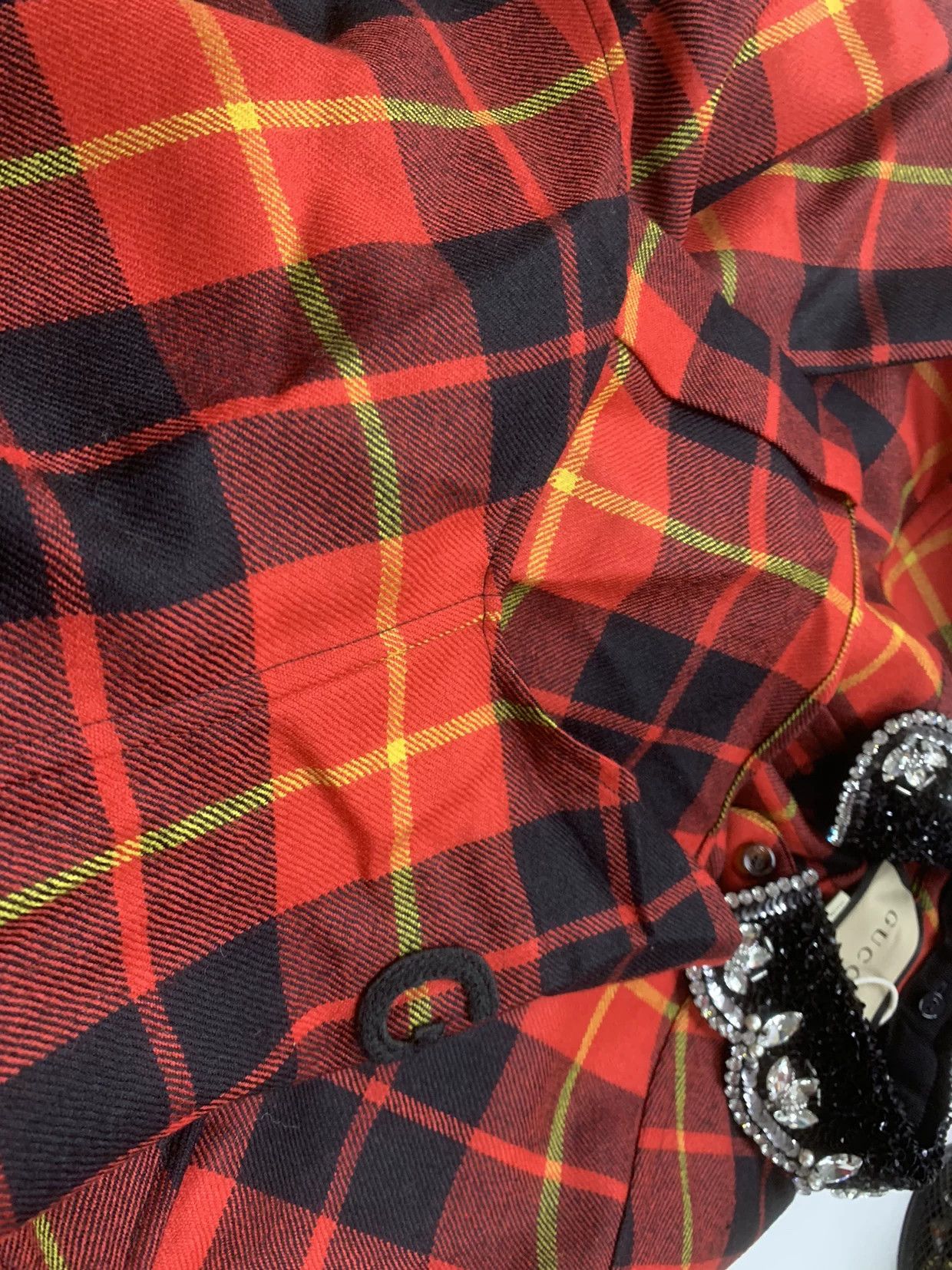 Gucci Gucci Wool Plaid Shirt S Men Size US S / EU 44-46 / 1 - 6 Thumbnail