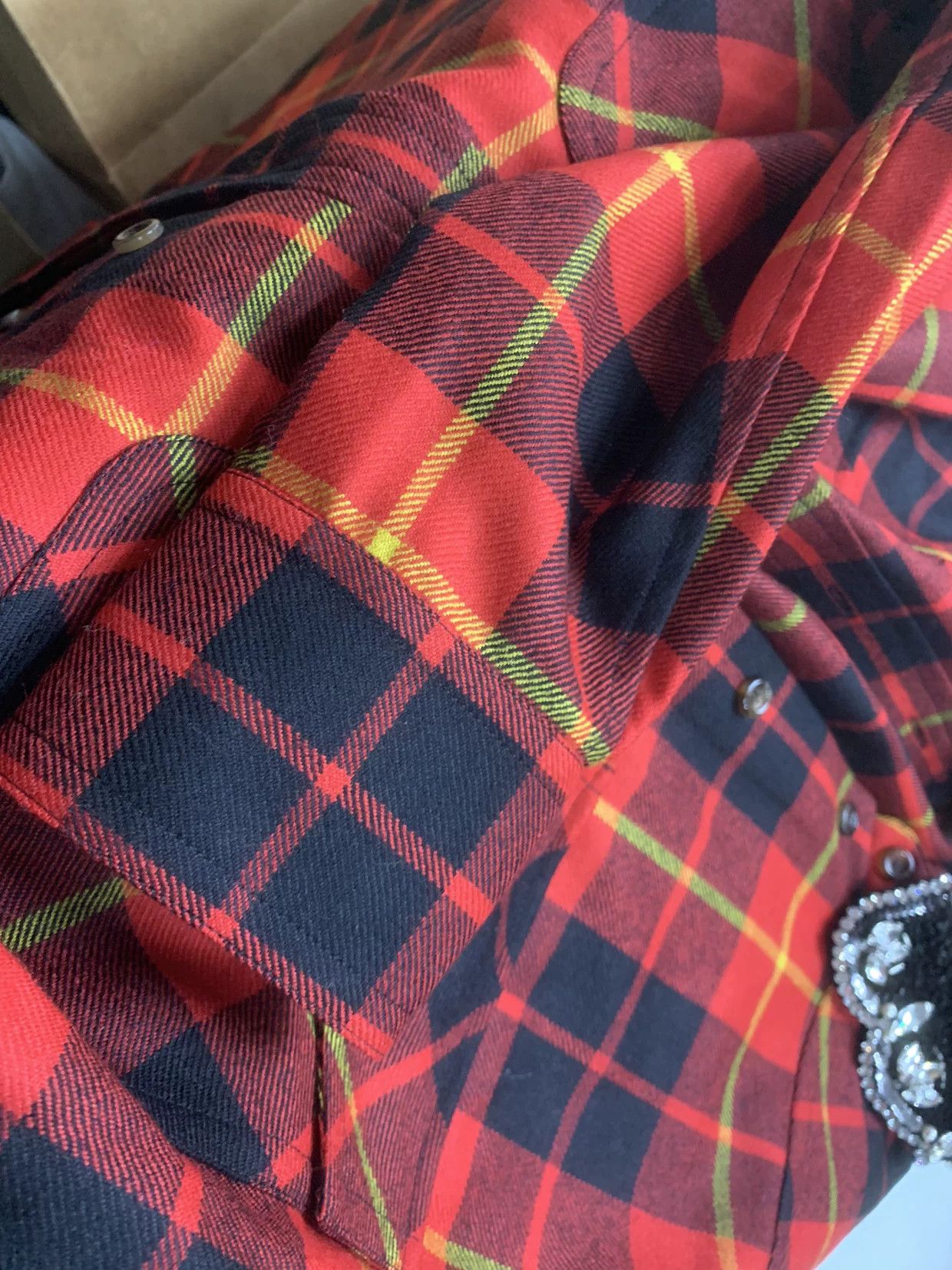 Gucci Gucci Wool Plaid Shirt S Men Size US S / EU 44-46 / 1 - 7 Thumbnail