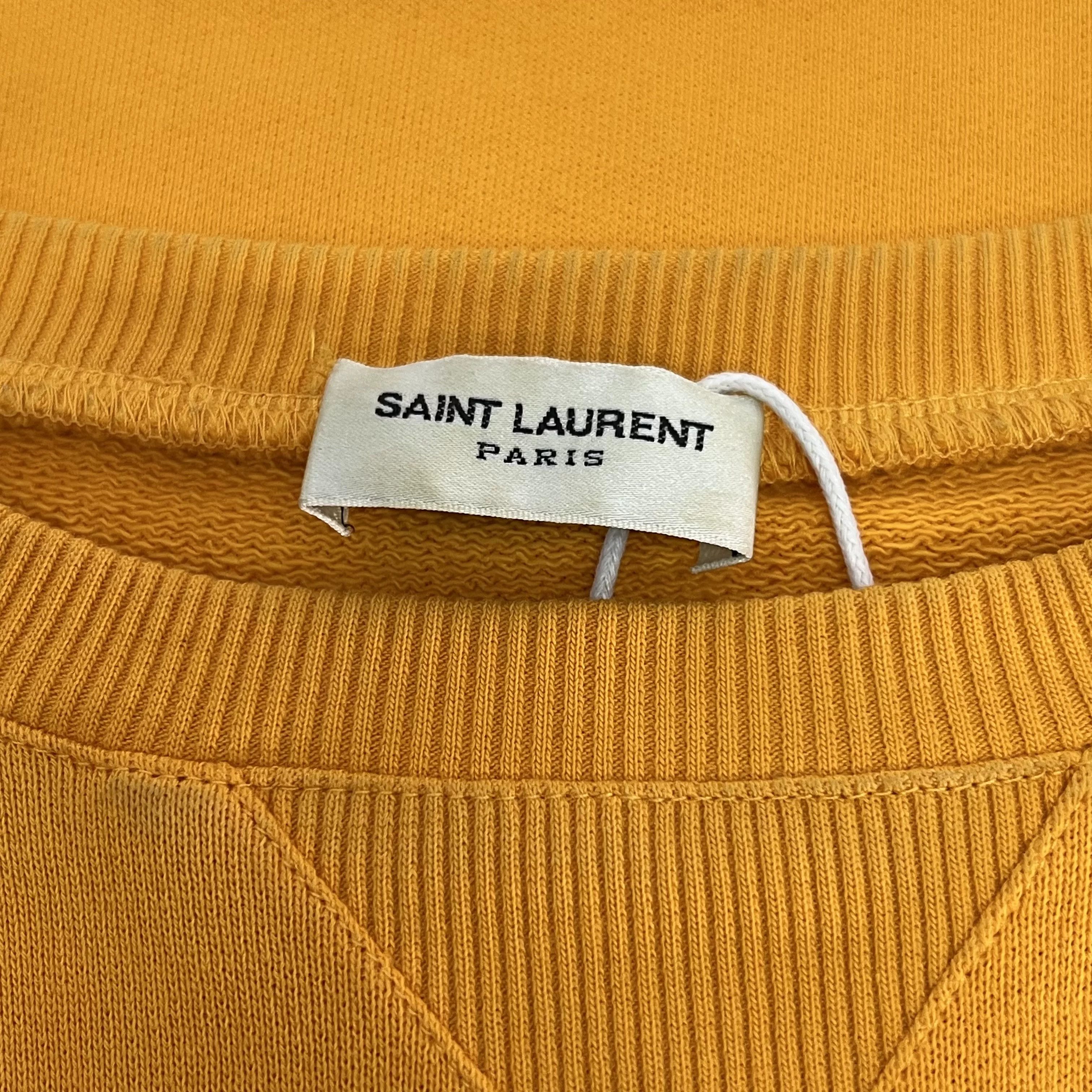 Saint Laurent Paris Saint Laurent Paris Cotton Hoodie L Men Size US L / EU 52-54 / 3 - 3 Thumbnail