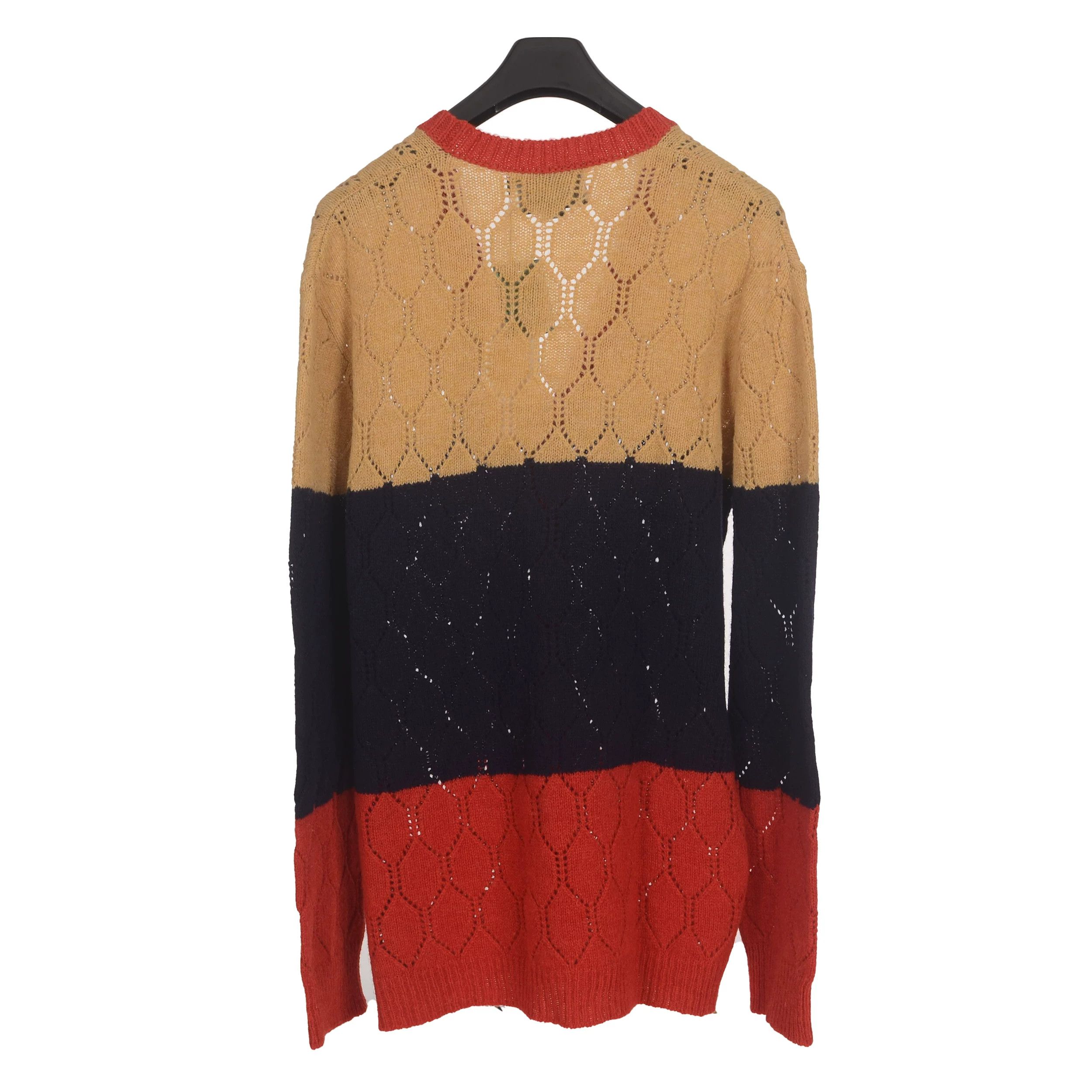Gucci Gucci Knit Wool Multi Sweater L Men Size US L / EU 52-54 / 3 - 2 Thumbnail