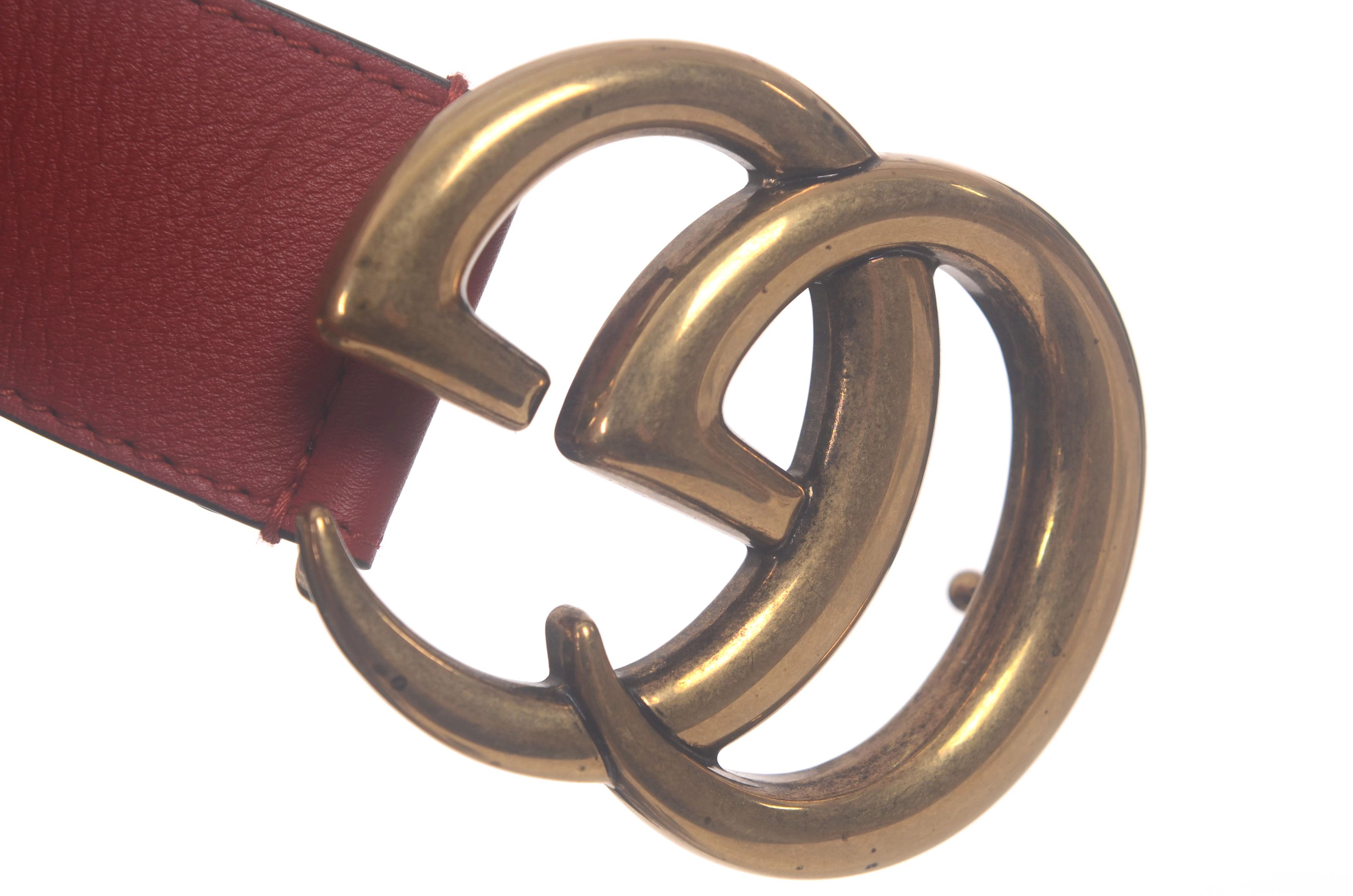 Gucci Gucci Retro Gold Belt Men Size ONE SIZE - 4 Thumbnail