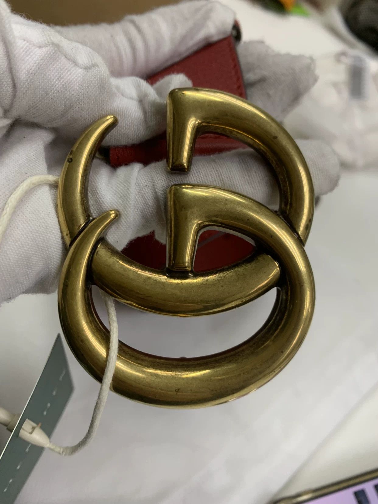 Gucci Gucci Retro Gold Belt Men Size ONE SIZE - 7 Thumbnail