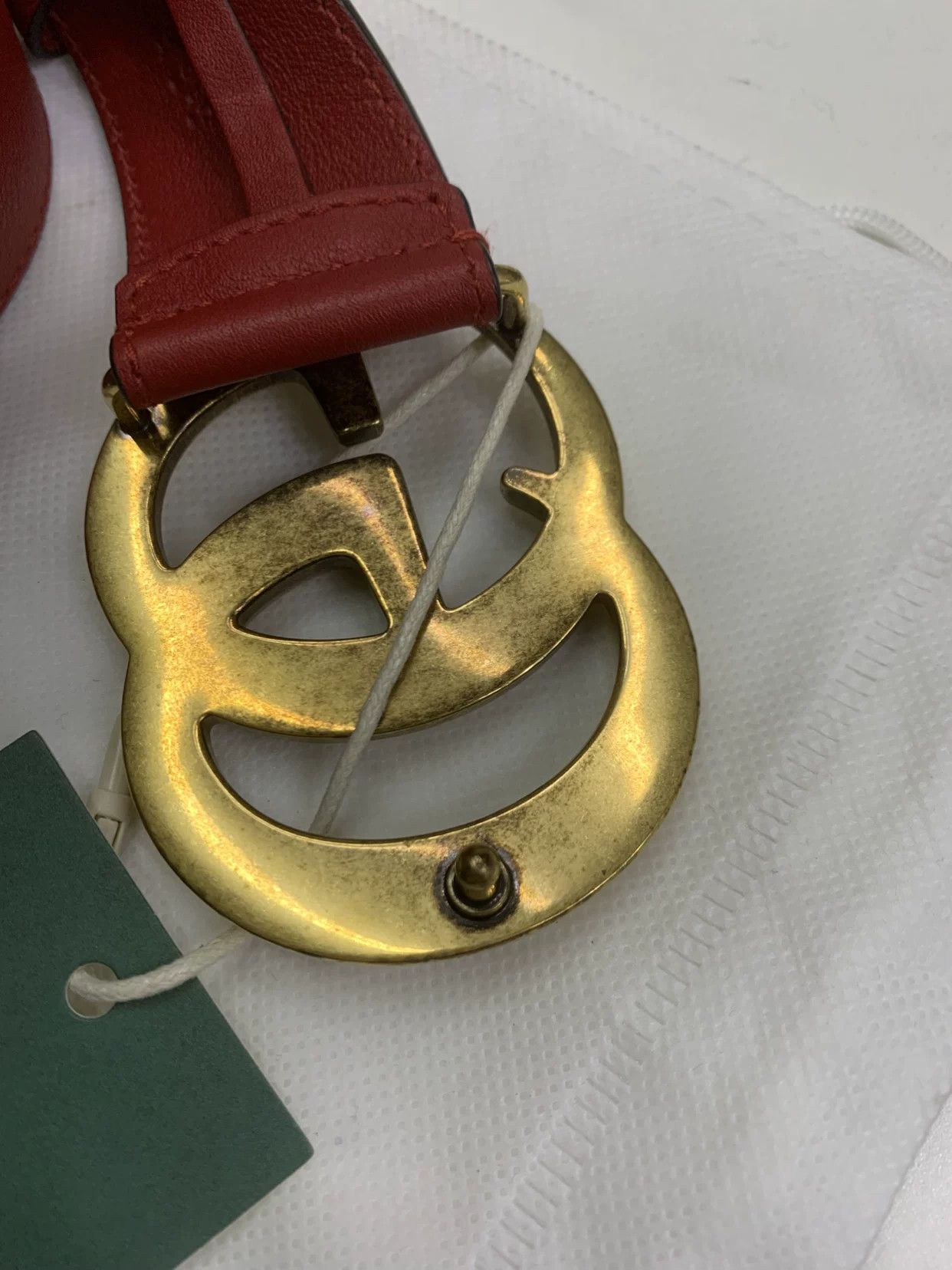 Gucci Gucci Retro Gold Belt Men Size ONE SIZE - 6 Thumbnail