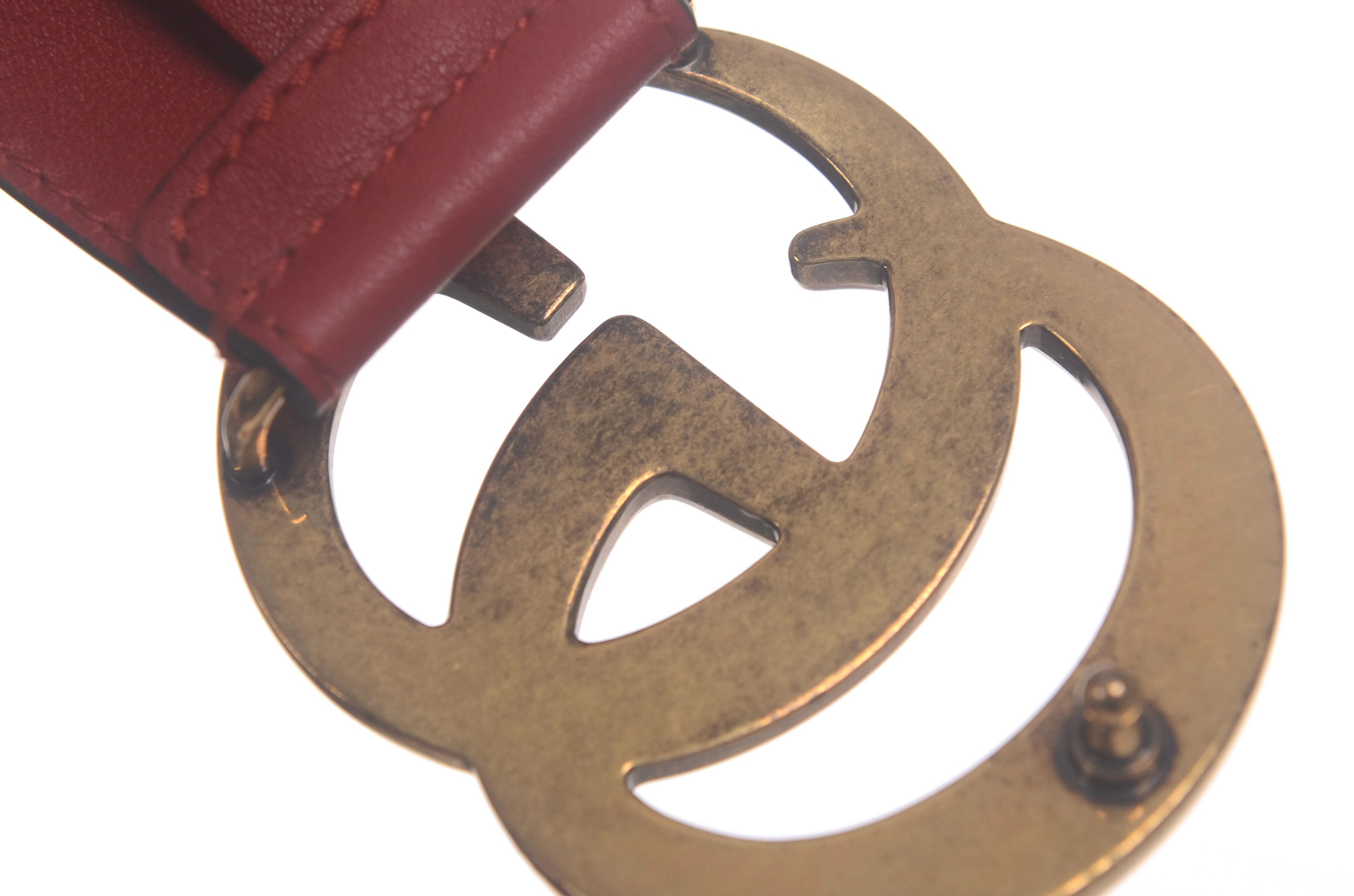 Gucci Gucci Retro Gold Belt Men Size ONE SIZE - 3 Thumbnail