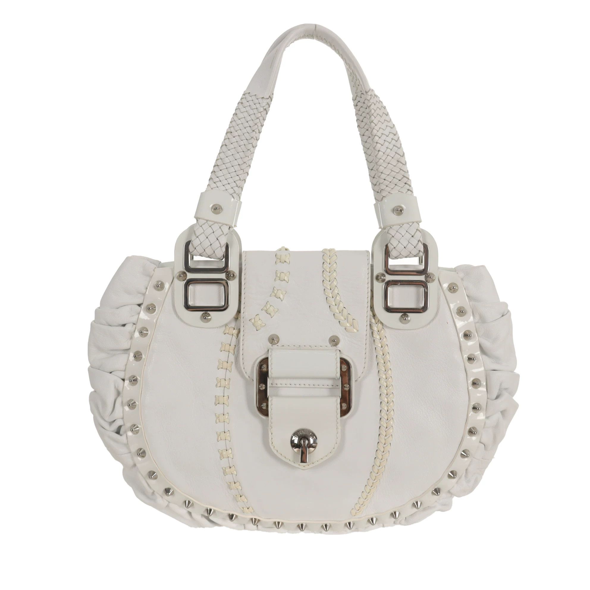 Versace Versace Knit Silver Shoulder Bag 38 Women Size ONE SIZE - 10 Thumbnail