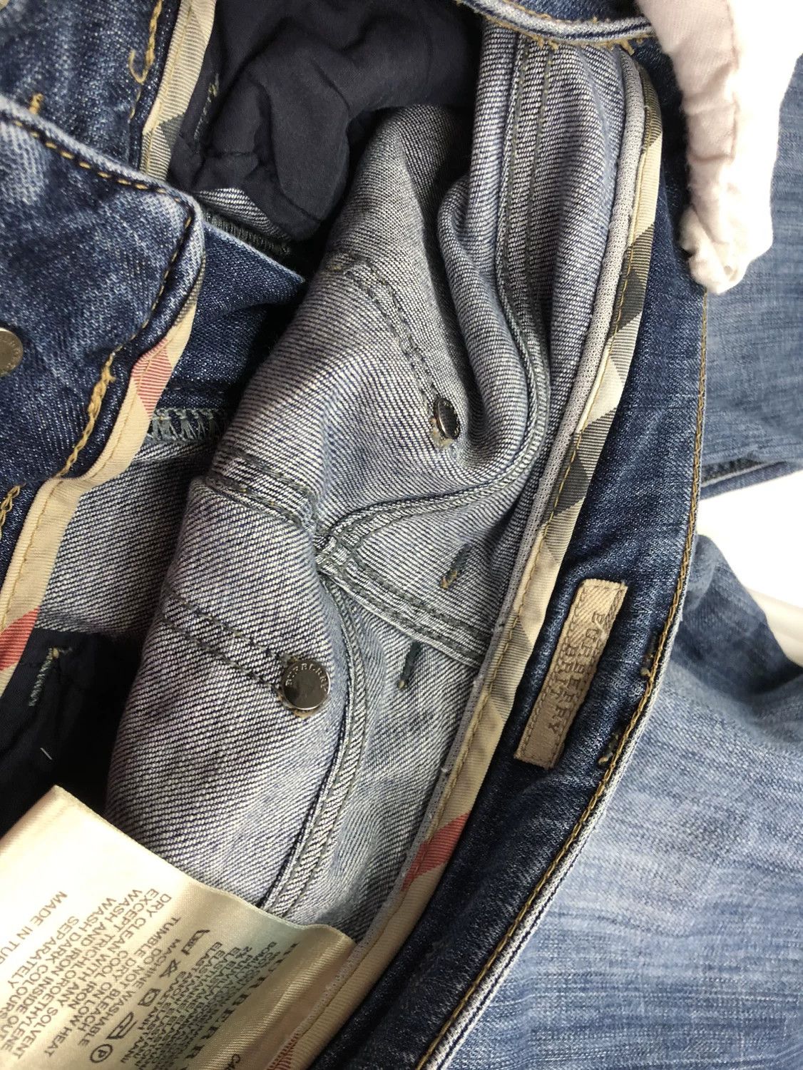 Burberry Burberry Denim Cotton Pants Women Size 28" / US 6 / IT 42 - 8 Thumbnail