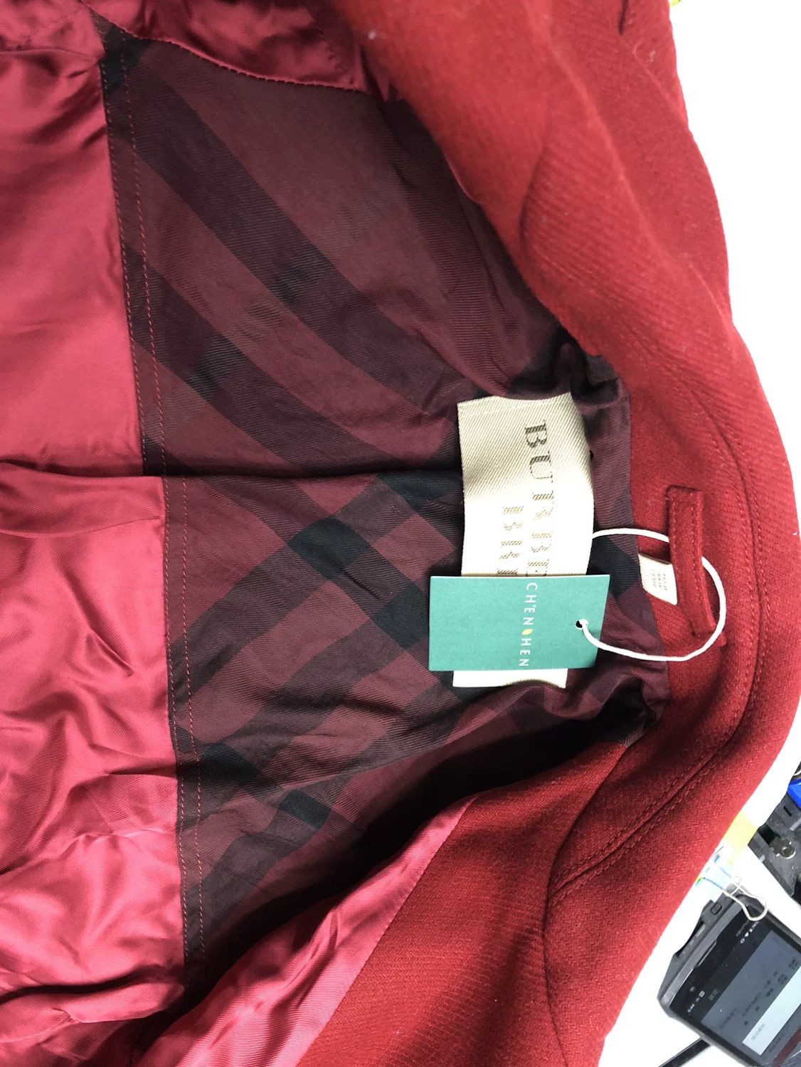 Burberry Burberry Wool Coat S Women Size S / US 4 / IT 40 - 6 Thumbnail