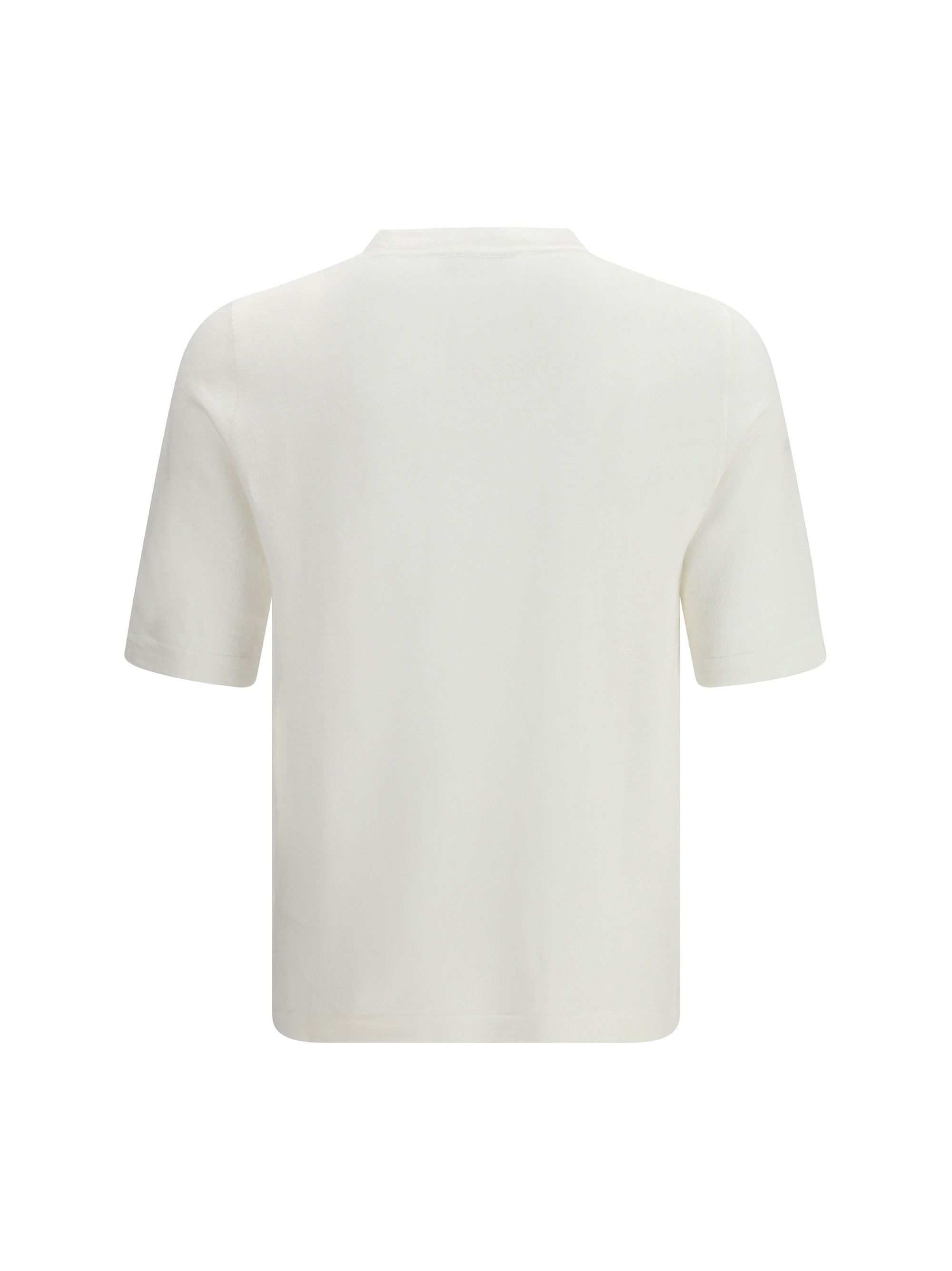 Lardini Linen and cotton knit T-shirt Size US M / EU 48-50 / 2 - 2 Thumbnail