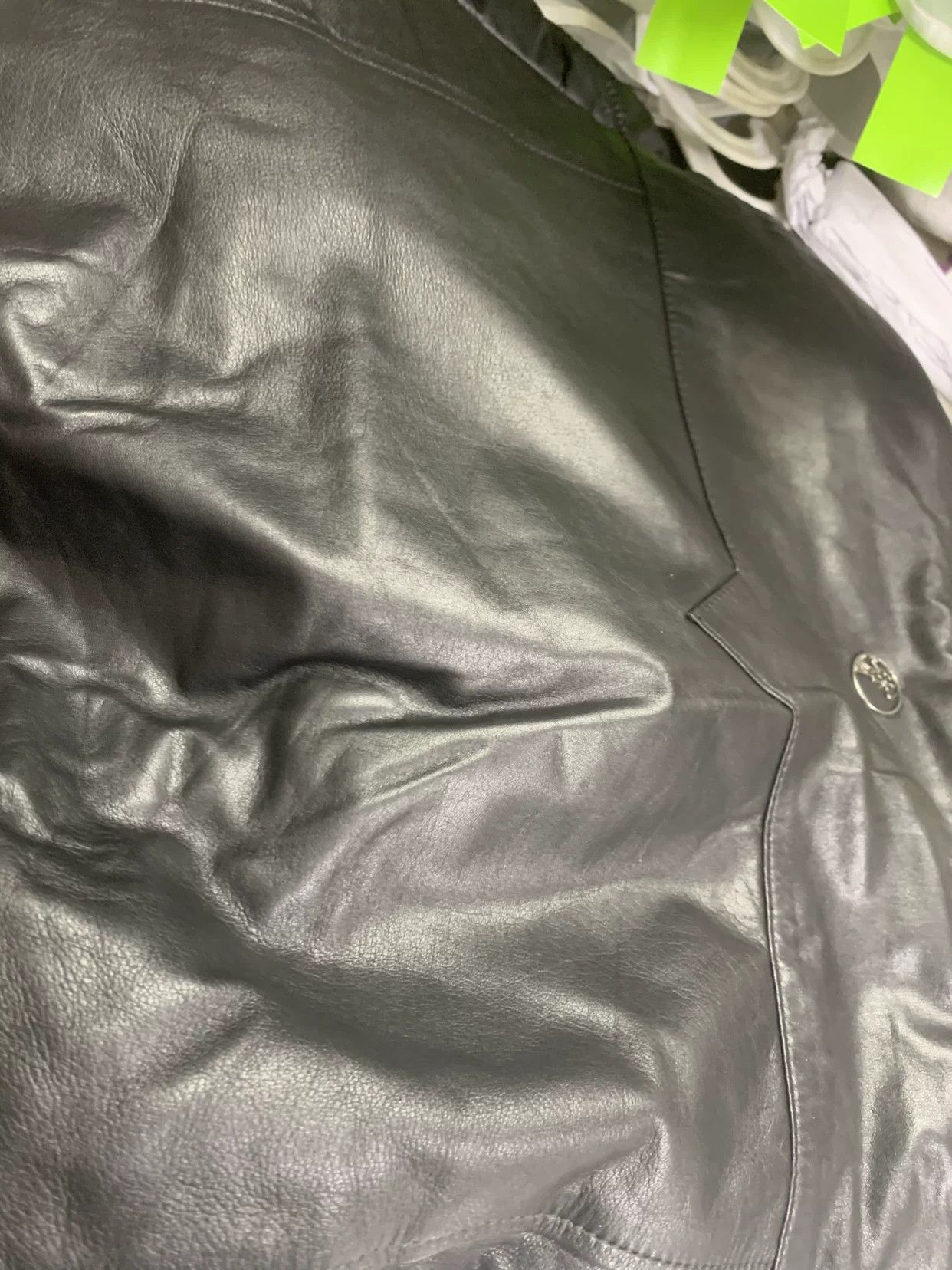 Versace Versace Leather Plaid Leather Jacket Women Size M / US 6-8 / IT 42-44 - 7 Thumbnail