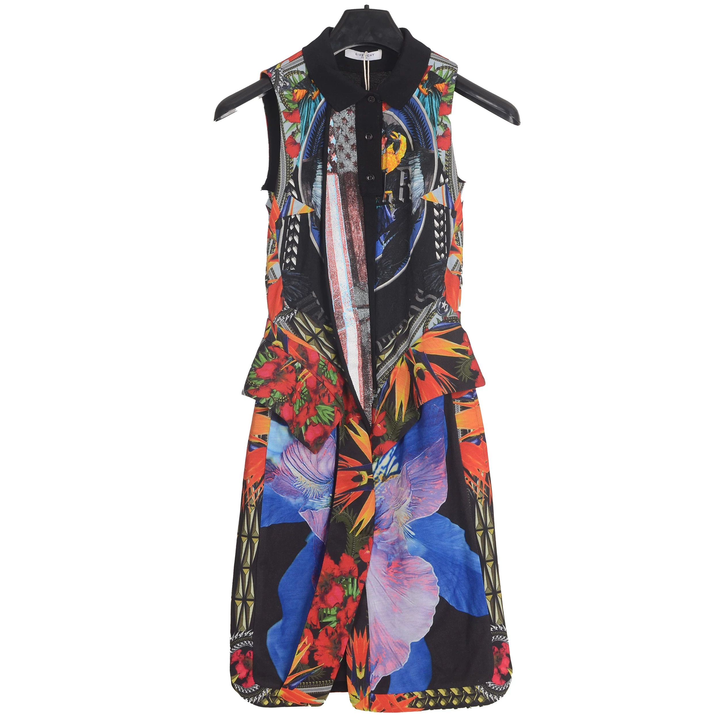Givenchy Givenchy Floral Cotton Multi Dress XXS Women Size XXS / US 00 / IT 34 - 10 Thumbnail