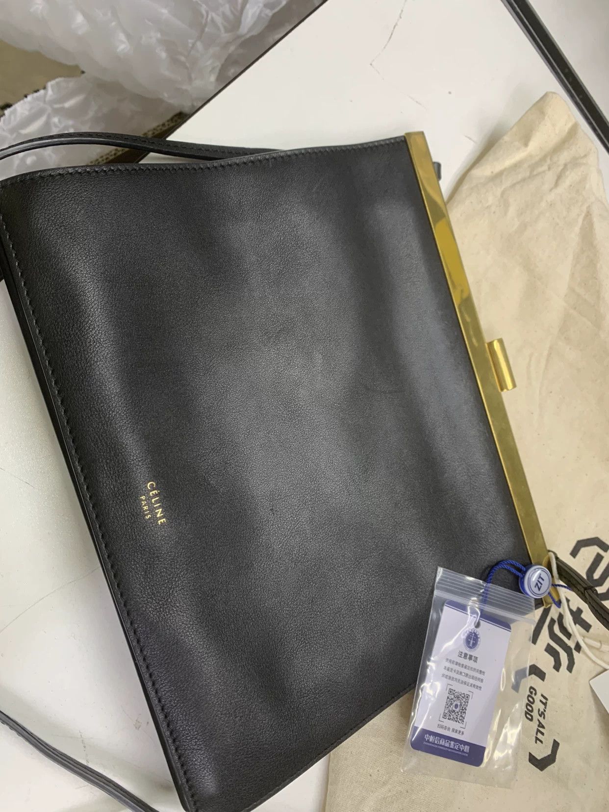 Celine Celine Gold Shoulder Bag 23 Women Size ONE SIZE - 9 Thumbnail
