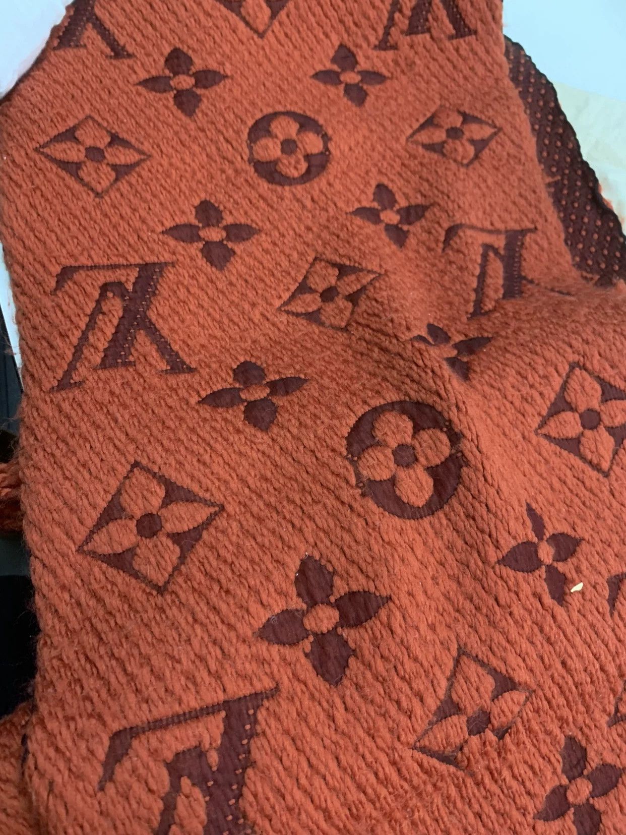 Louis Vuitton Louis Vuitton Retro Wool Scarf Men Size ONE SIZE - 9 Thumbnail