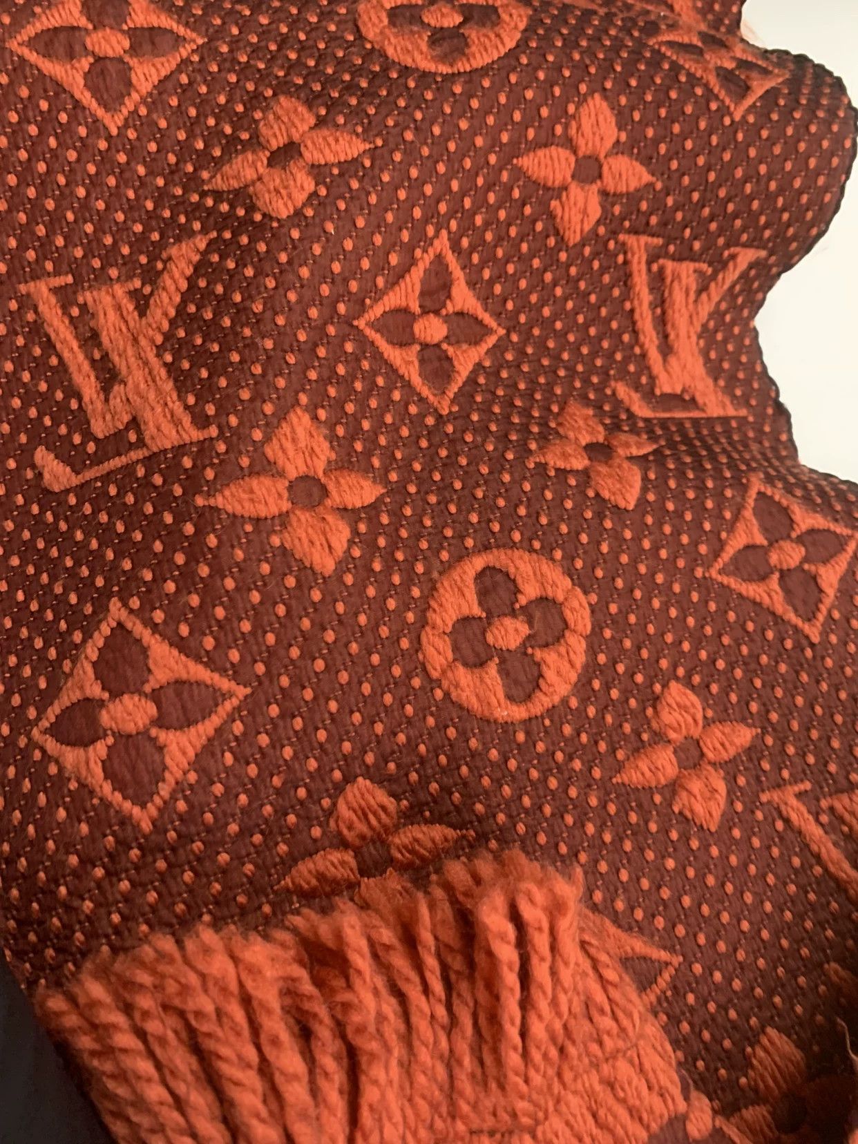Louis Vuitton Louis Vuitton Retro Wool Scarf Men Size ONE SIZE - 7 Thumbnail