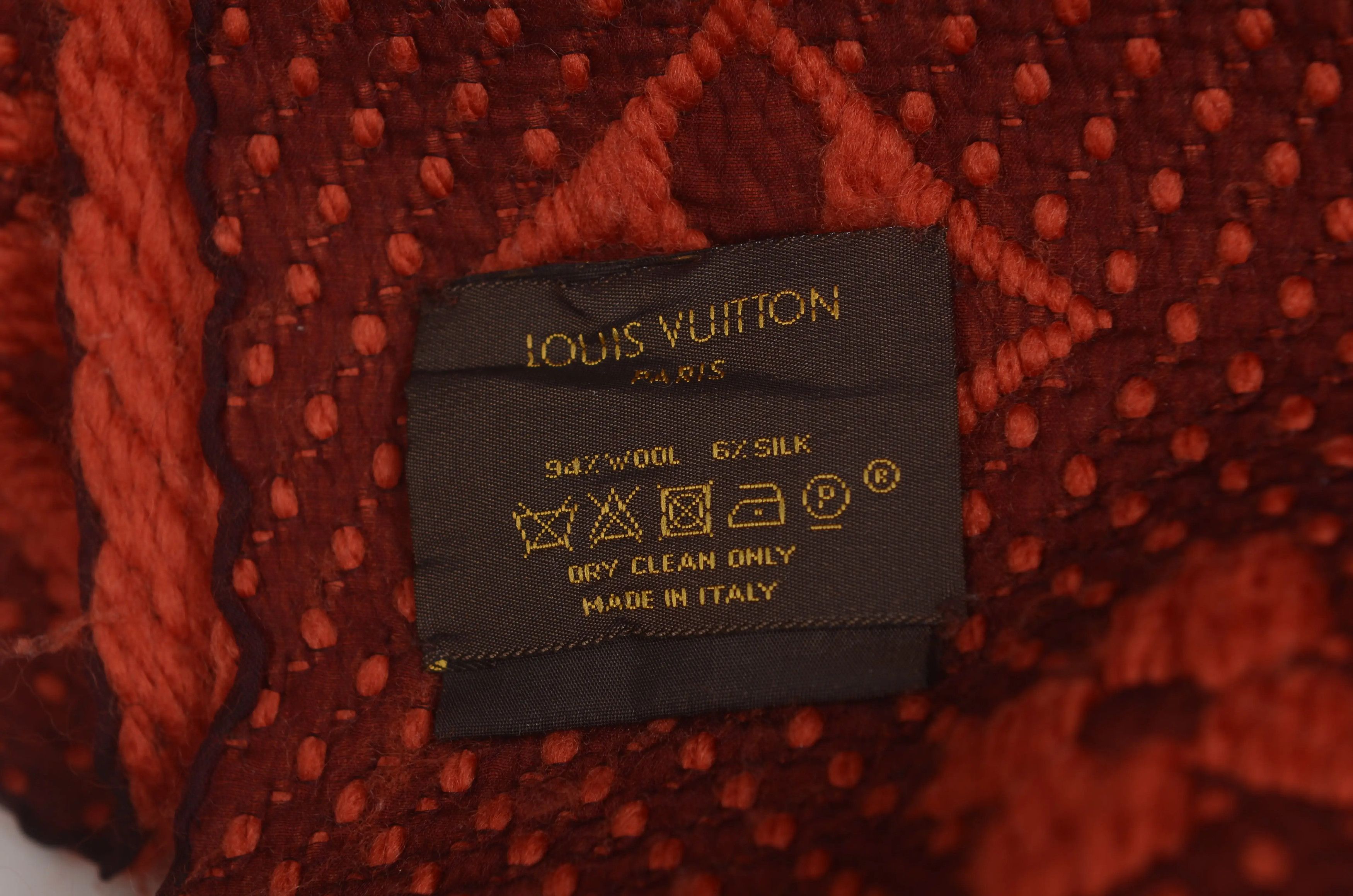 Louis Vuitton Louis Vuitton Retro Wool Scarf Men Size ONE SIZE - 4 Thumbnail