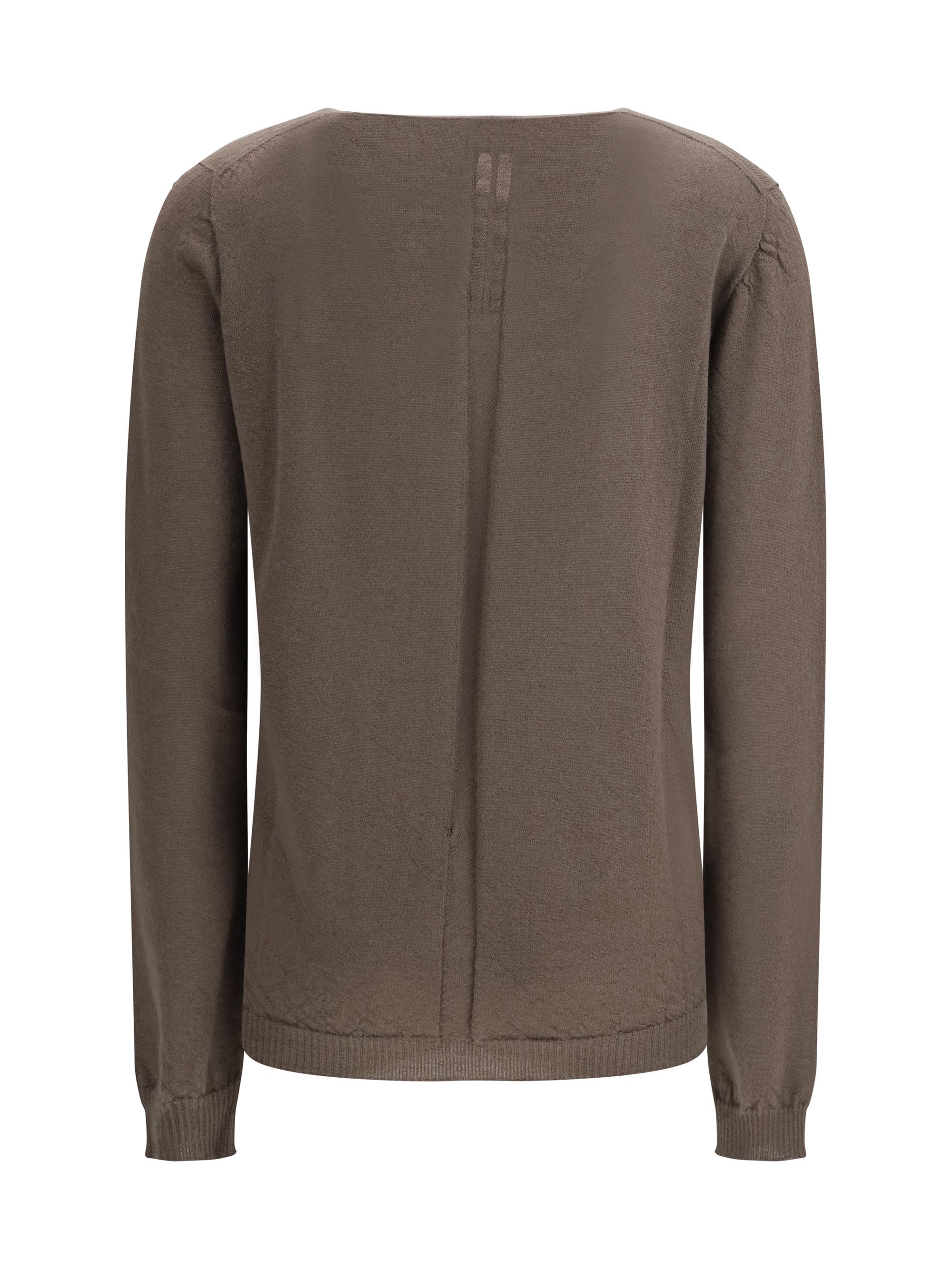 Rick Owens Temple Extreme Sweater with V-neck Size L / US 10 / IT 46 - 2 Thumbnail
