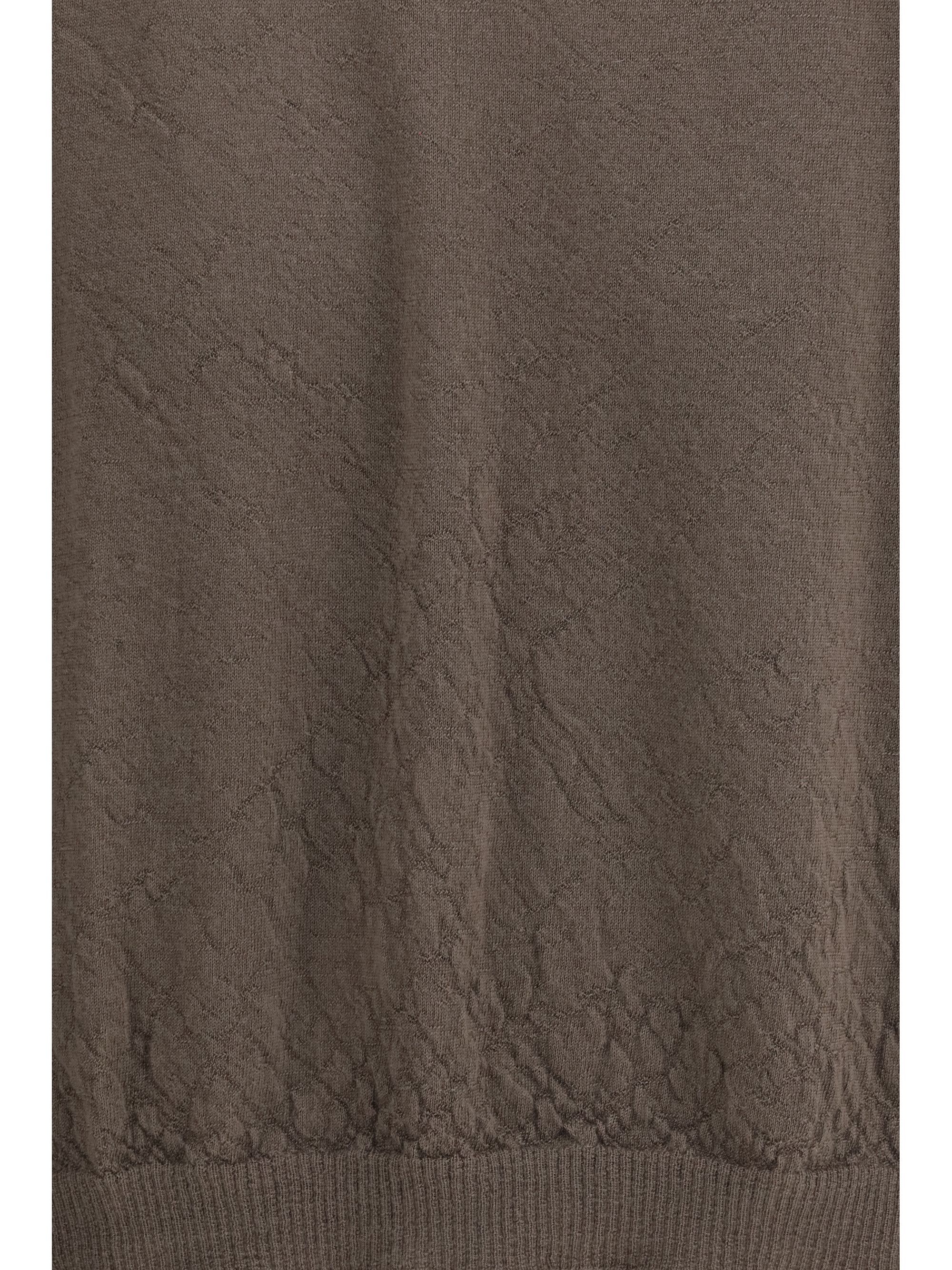 Rick Owens Temple Extreme Sweater with V-neck Size L / US 10 / IT 46 - 3 Thumbnail