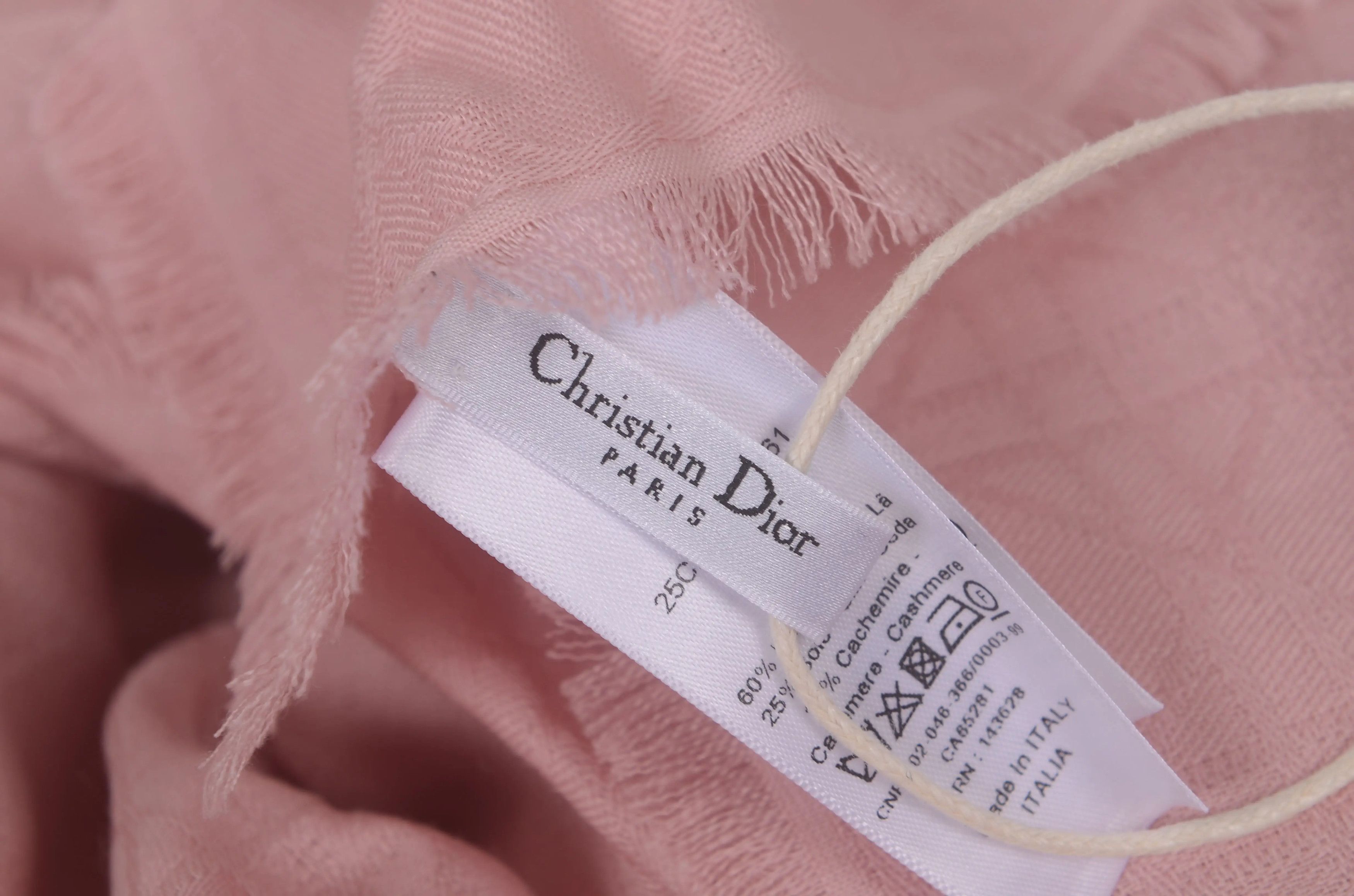 Dior Dior Wool Scarf Men Size ONE SIZE - 4 Thumbnail