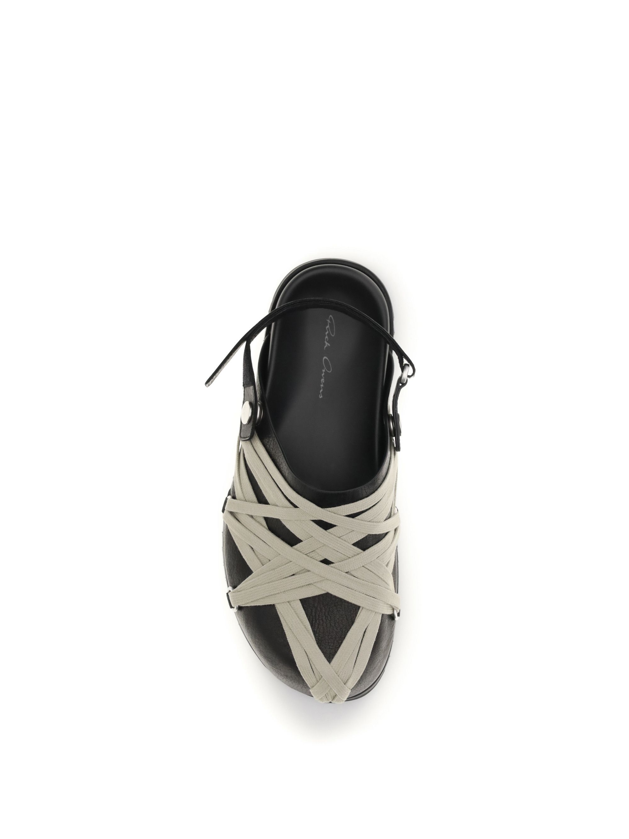 Rick Owens Megalace leather Mules Size US 8 / IT 38 - 4 Thumbnail