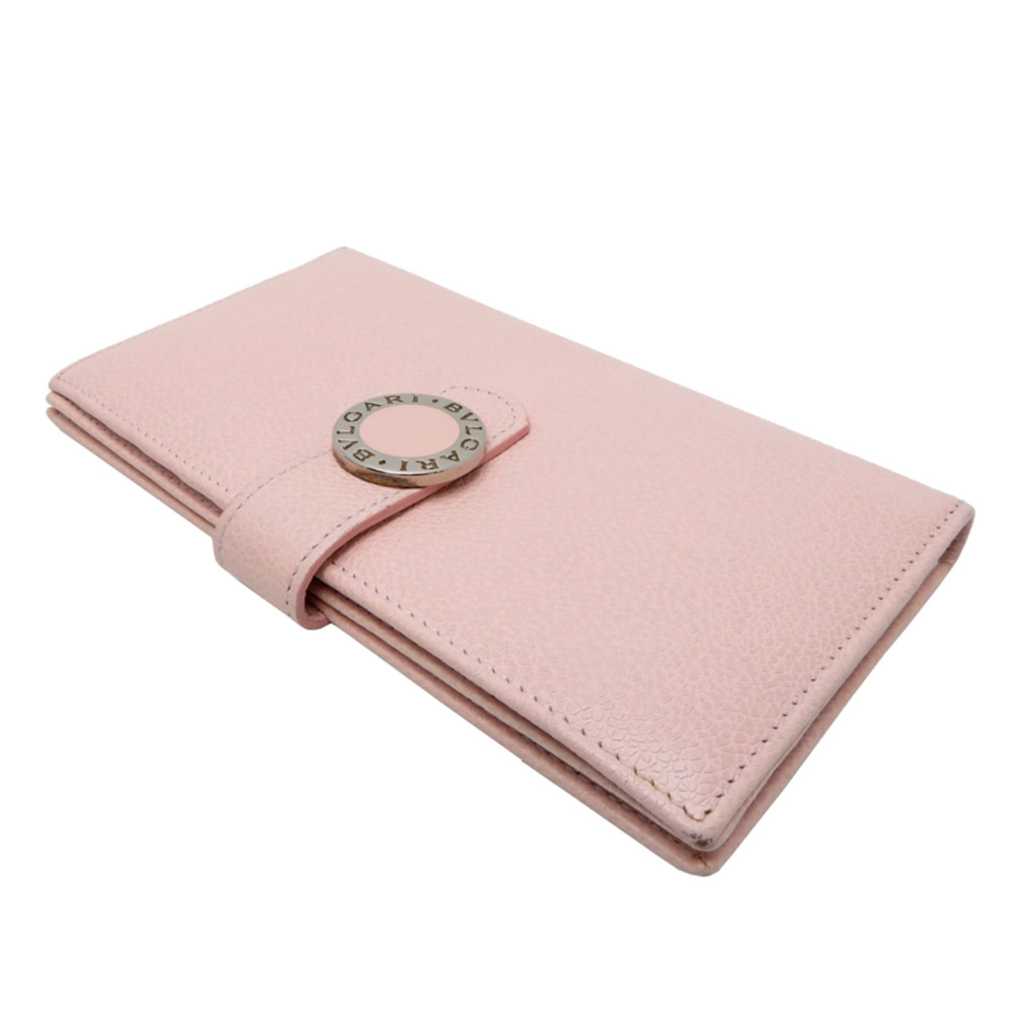 Bvlgari Bvlgari Women's Long Wallet Leather Pink Size ONE SIZE - 3 Thumbnail