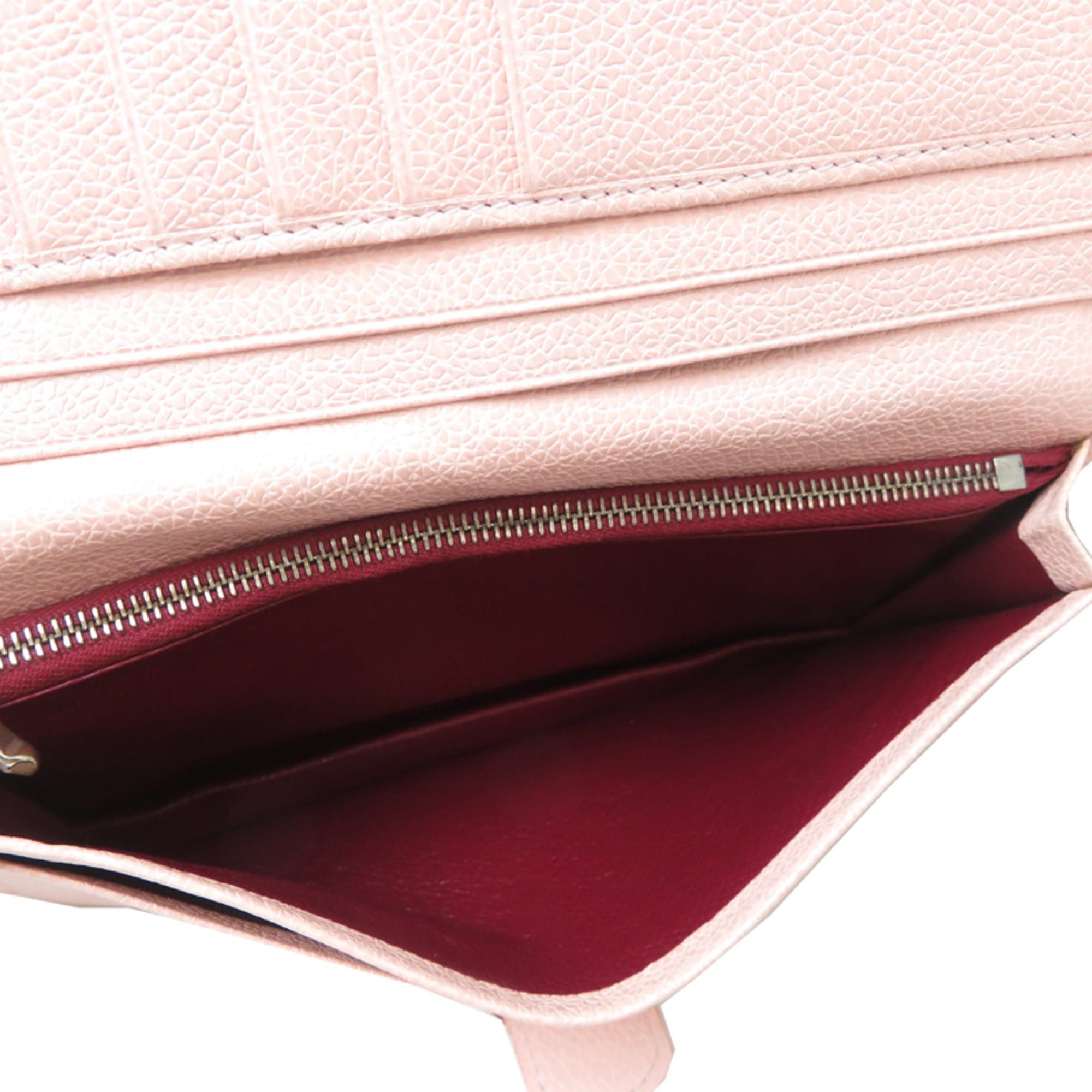 Bvlgari Bvlgari Women's Long Wallet Leather Pink Size ONE SIZE - 6 Thumbnail