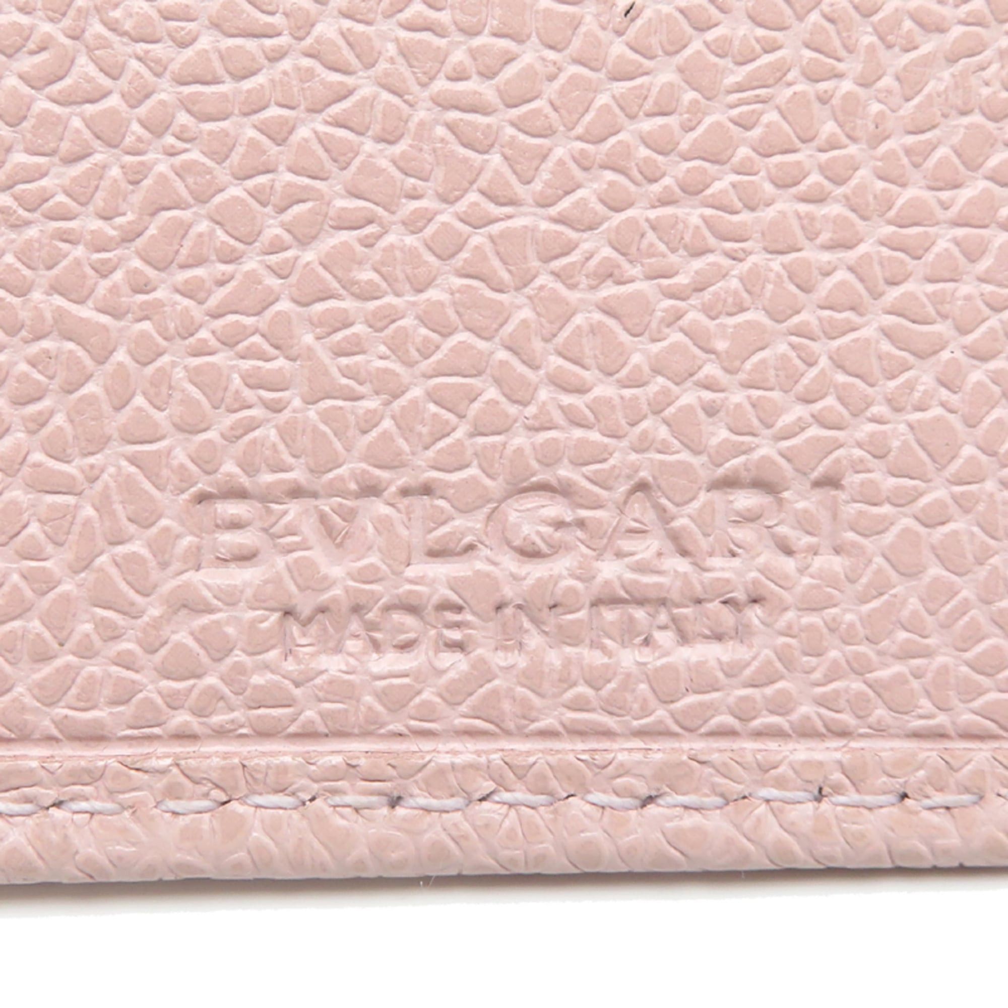 Bvlgari Bvlgari Women's Long Wallet Leather Pink Size ONE SIZE - 8 Thumbnail