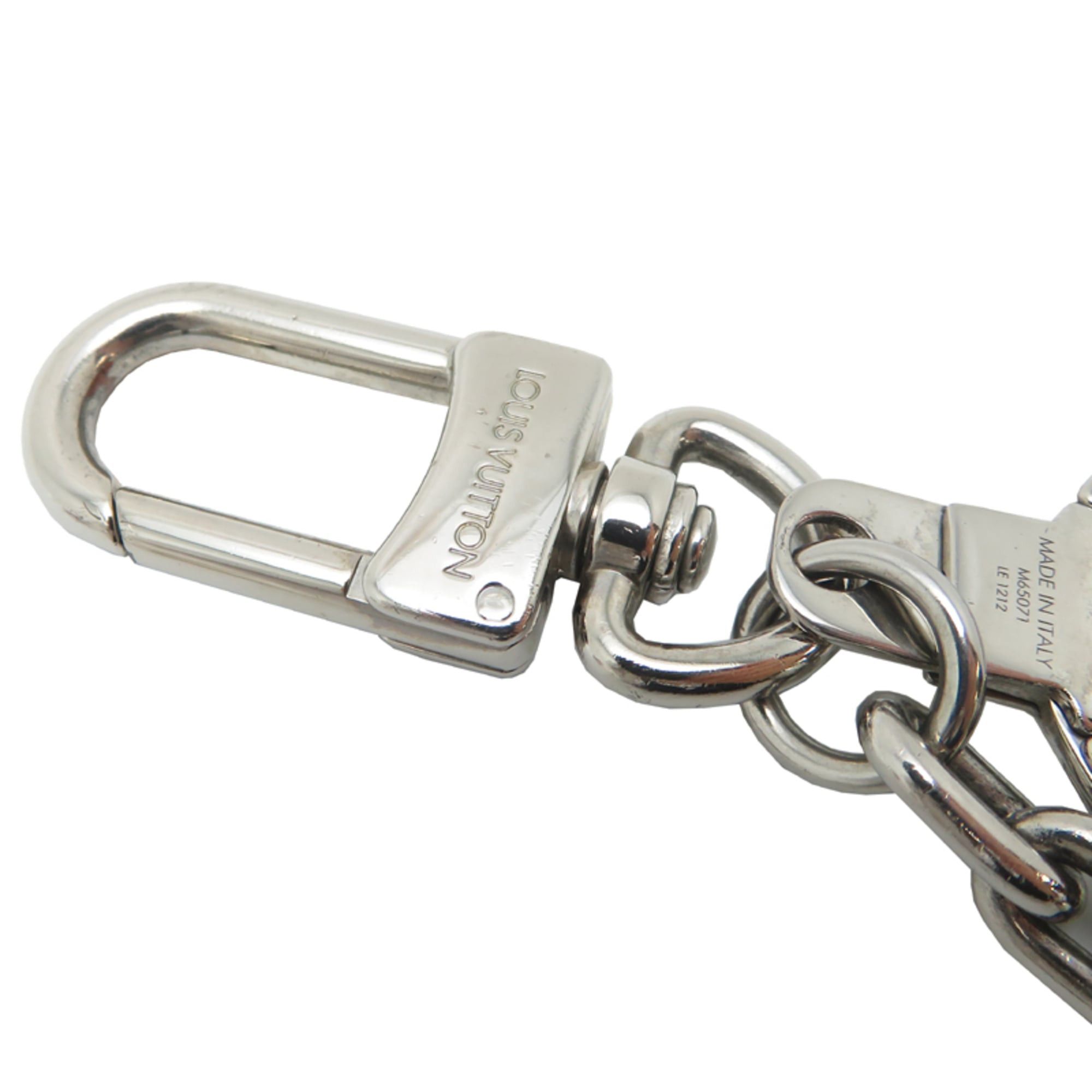 Louis Vuitton Louis Vuitton Porte Clés LV Initials Women's/Men's Keychain M65071 Metal Silver Size ONE SIZE - 3 Thumbnail