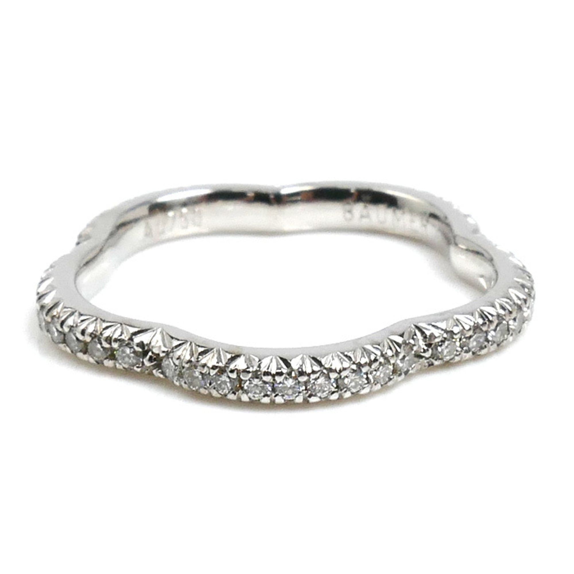Chanel CHANEL 18KWG White Gold Camellia Diamond Ring J3211, Size 48, 2.0g, Women's Size ONE SIZE - 3 Thumbnail