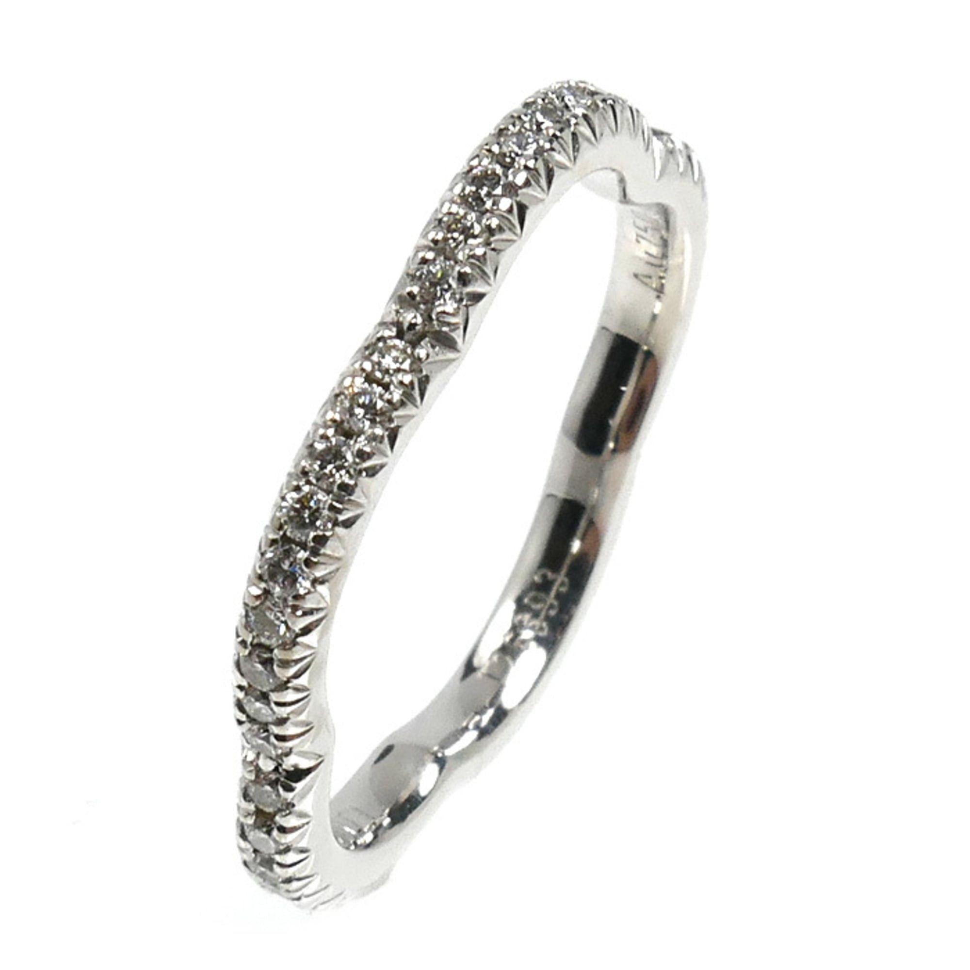 Chanel CHANEL 18KWG White Gold Camellia Diamond Ring J3211, Size 48, 2.0g, Women's Size ONE SIZE - 2 Thumbnail