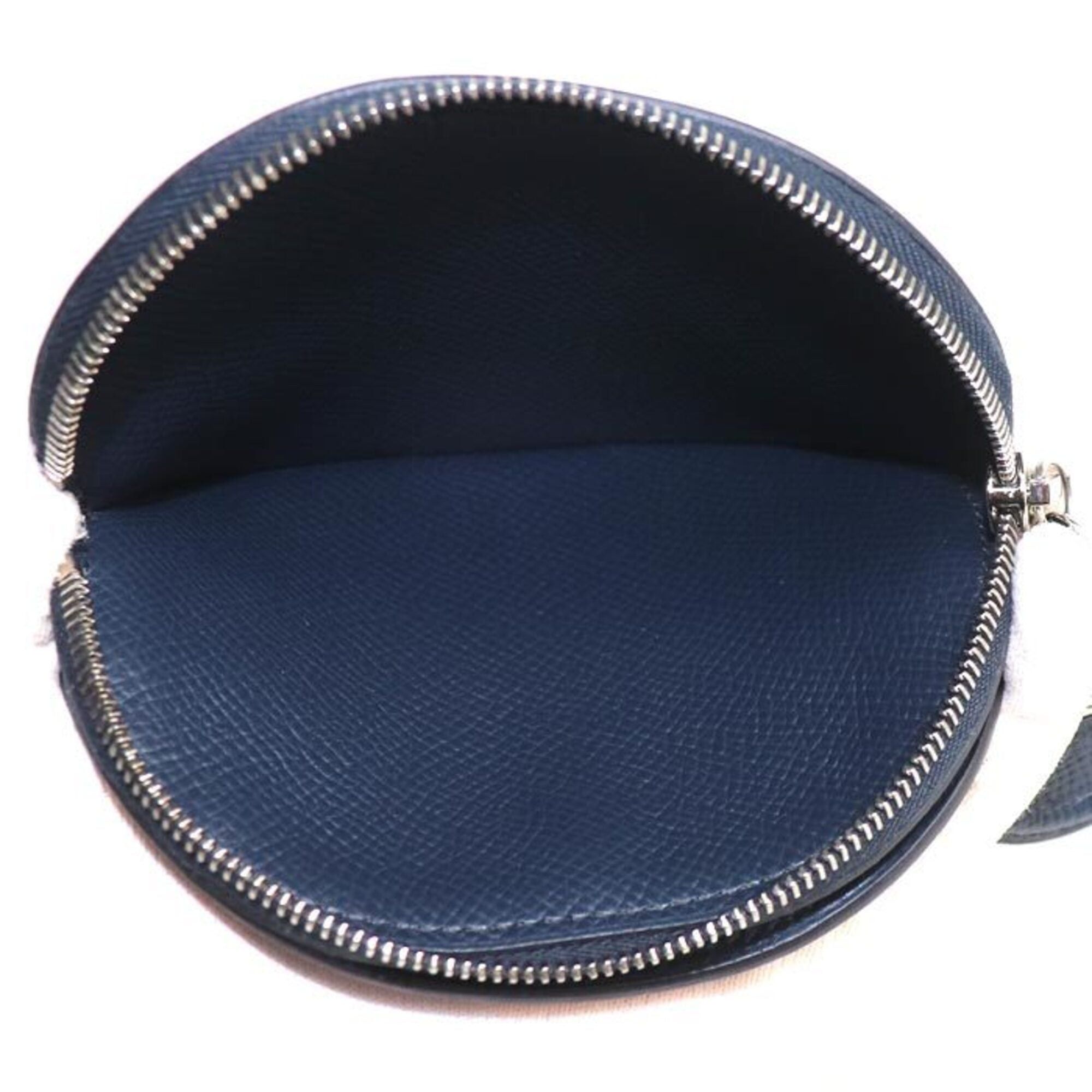 Hermes HERMES In the Loop Mini Veau Epsom Wallet/Coin Case, Blue Indigo Multicolor, Y Stamp, Women's Size ONE SIZE - 4 Thumbnail