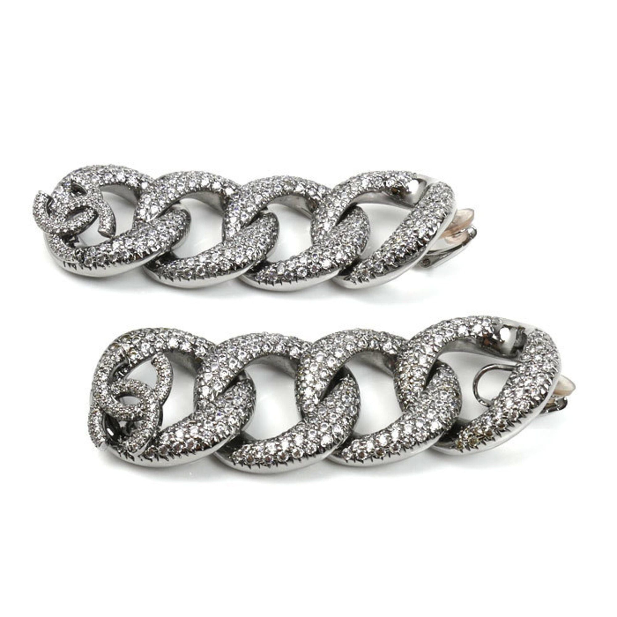 Chanel CHANEL Metal Coco Mark Long Earrings AB7556 54.6g Women's Size ONE SIZE - 3 Thumbnail
