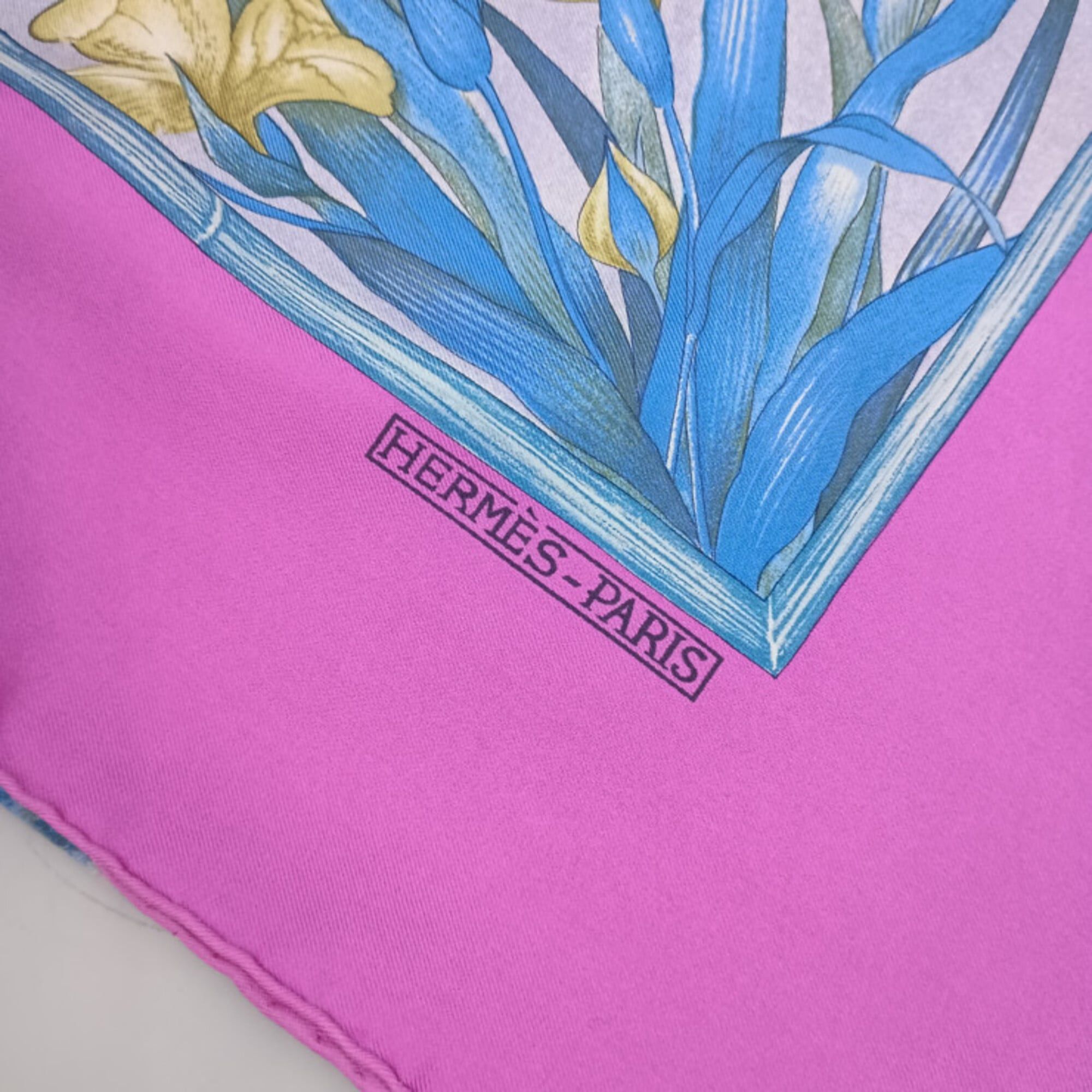 Hermes HERMES scarf/muffler, Carre 90, multicolor silk, women's, GIVERNY Size ONE SIZE - 5 Thumbnail