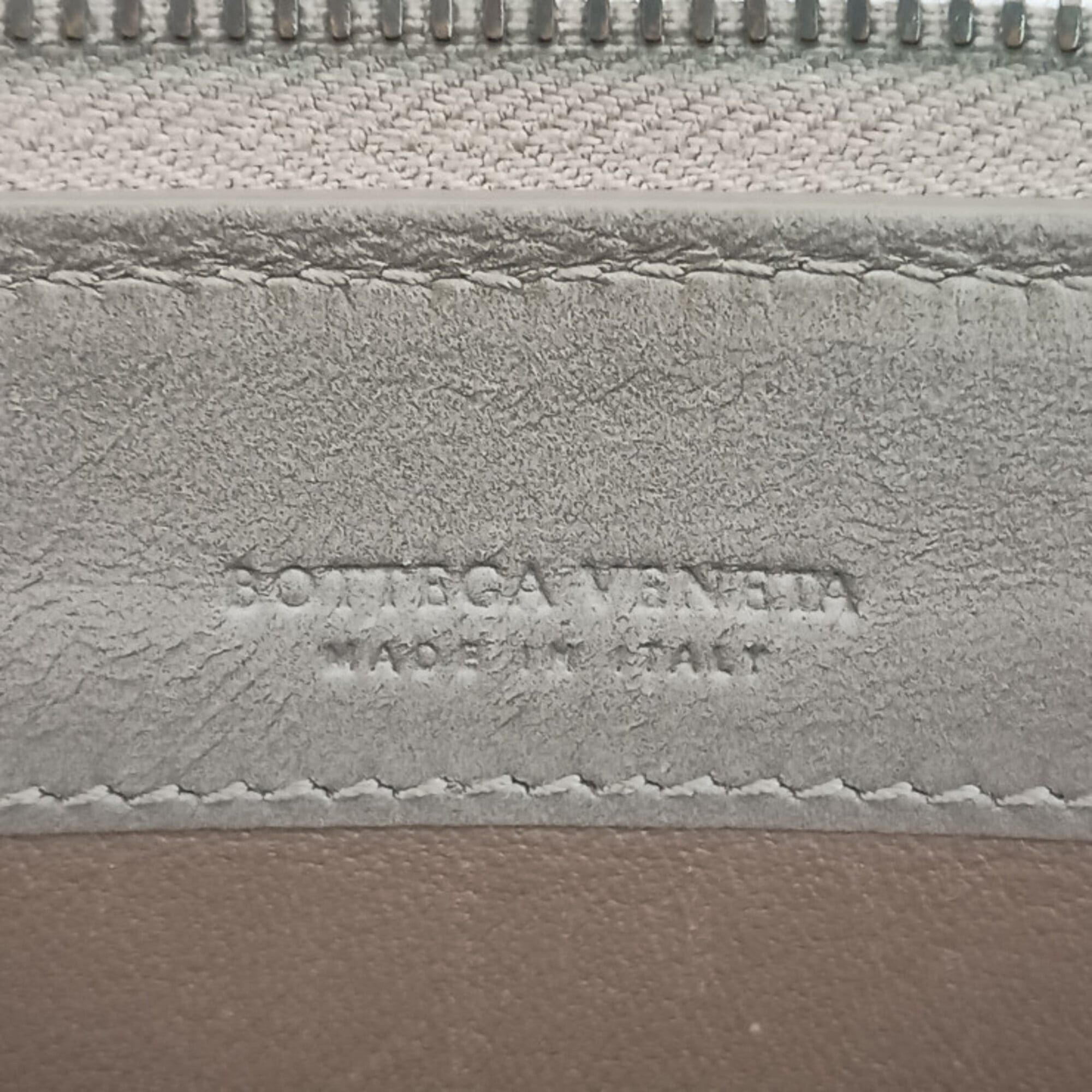 Bottega Veneta Bottega Veneta Long Wallet Intrecciato 510643 Gray Leather Men's Women's Round Size ONE SIZE - 10 Thumbnail