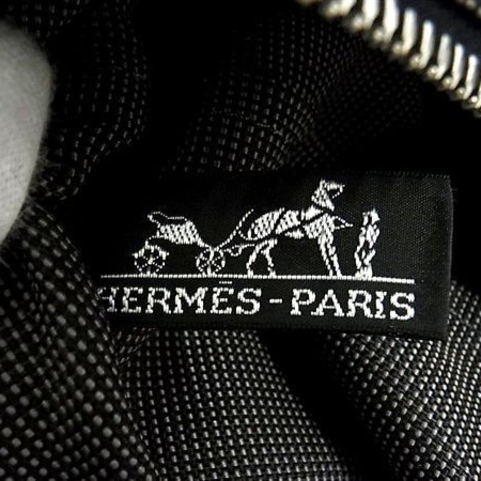 Hermes Hermes Tote Bag, Herline TGM, Gray Canvas, Men's & Women's Size ONE SIZE - 6 Thumbnail