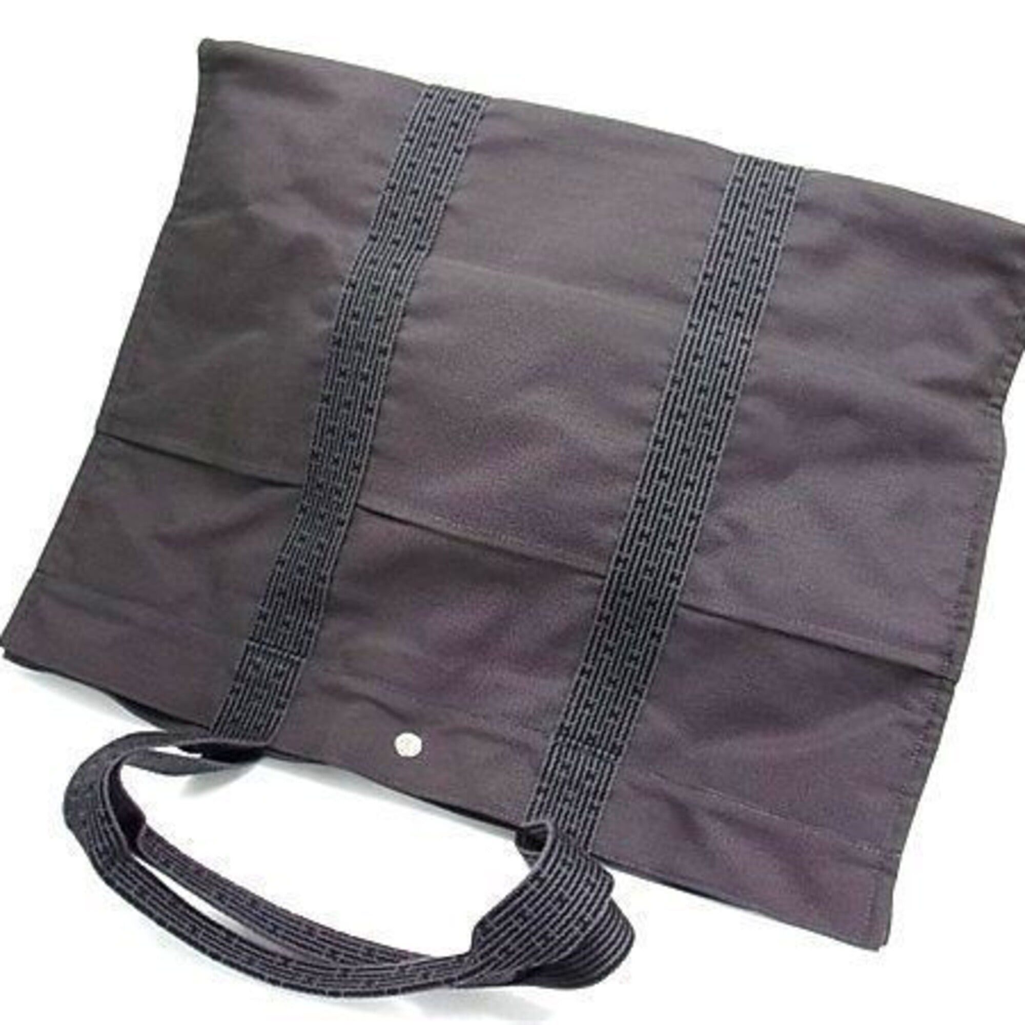 Hermes Hermes Tote Bag, Herline TGM, Gray Canvas, Men's & Women's Size ONE SIZE - 3 Thumbnail