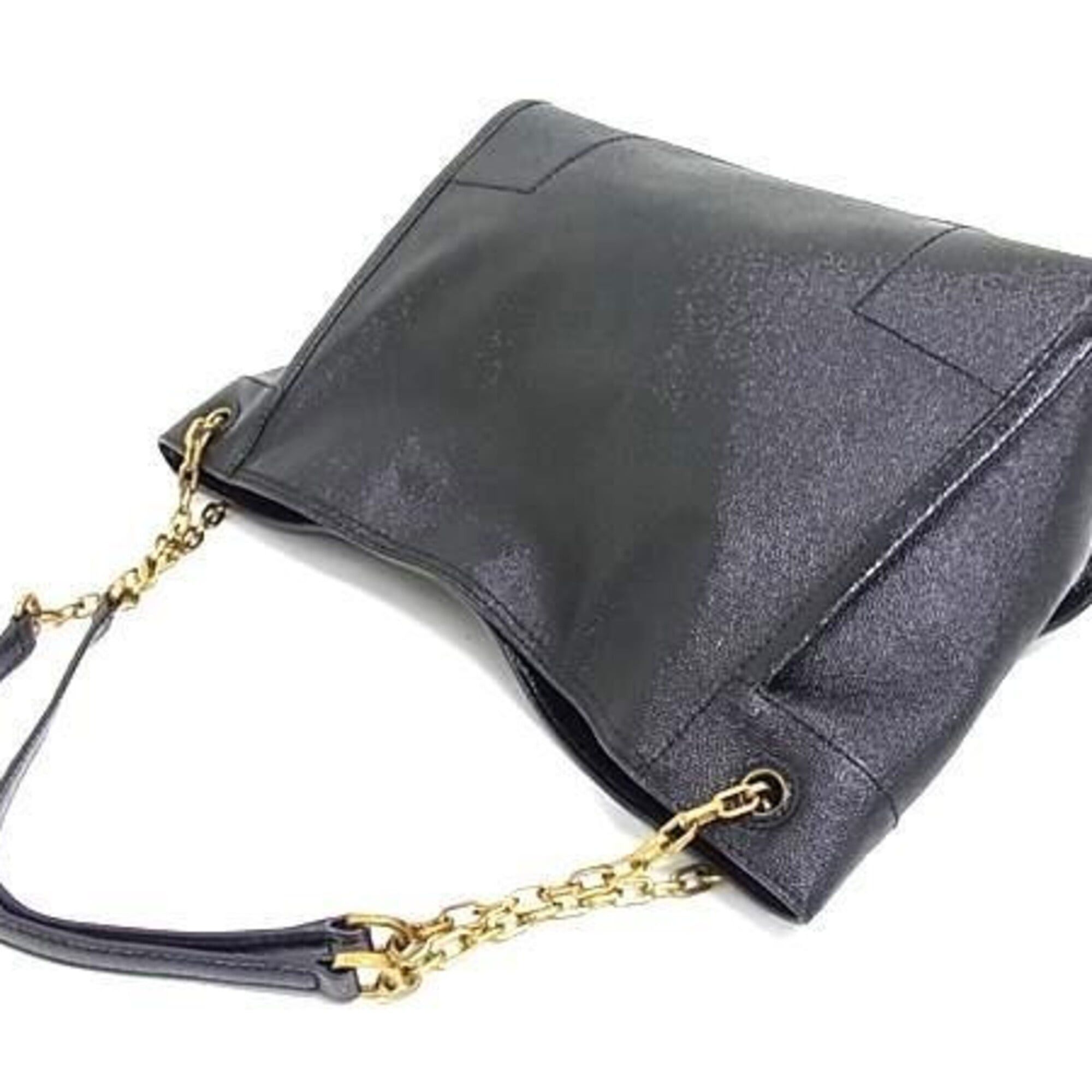 Tory Burch Tory Burch Britain Collection Tote Bag, Black, Women's, Chain Size ONE SIZE - 3 Thumbnail