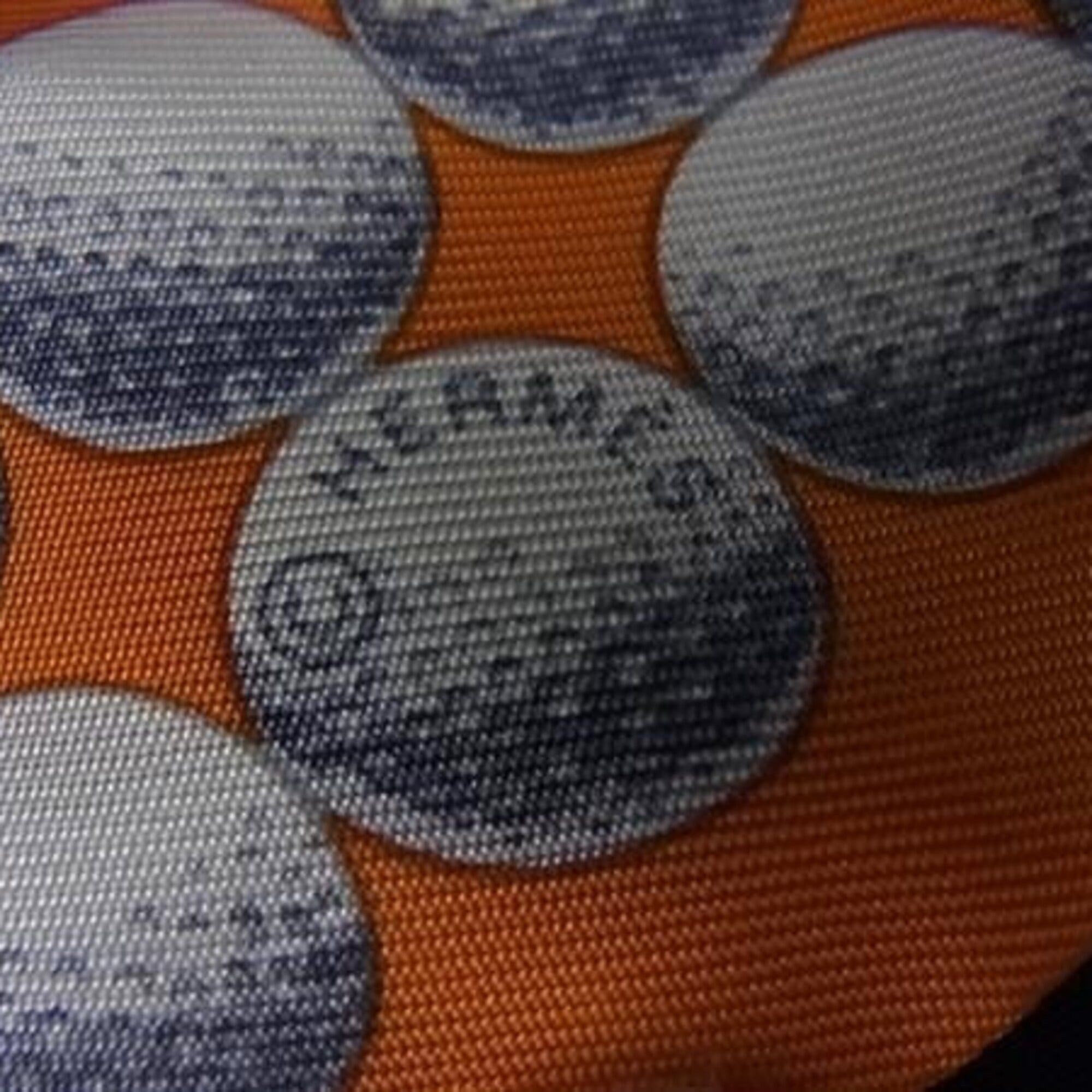 Hermes HERMES Ribbon Scarf/Muffler Twilly Orange Silk Women's BALLS DE GOLF Size ONE SIZE - 4 Thumbnail