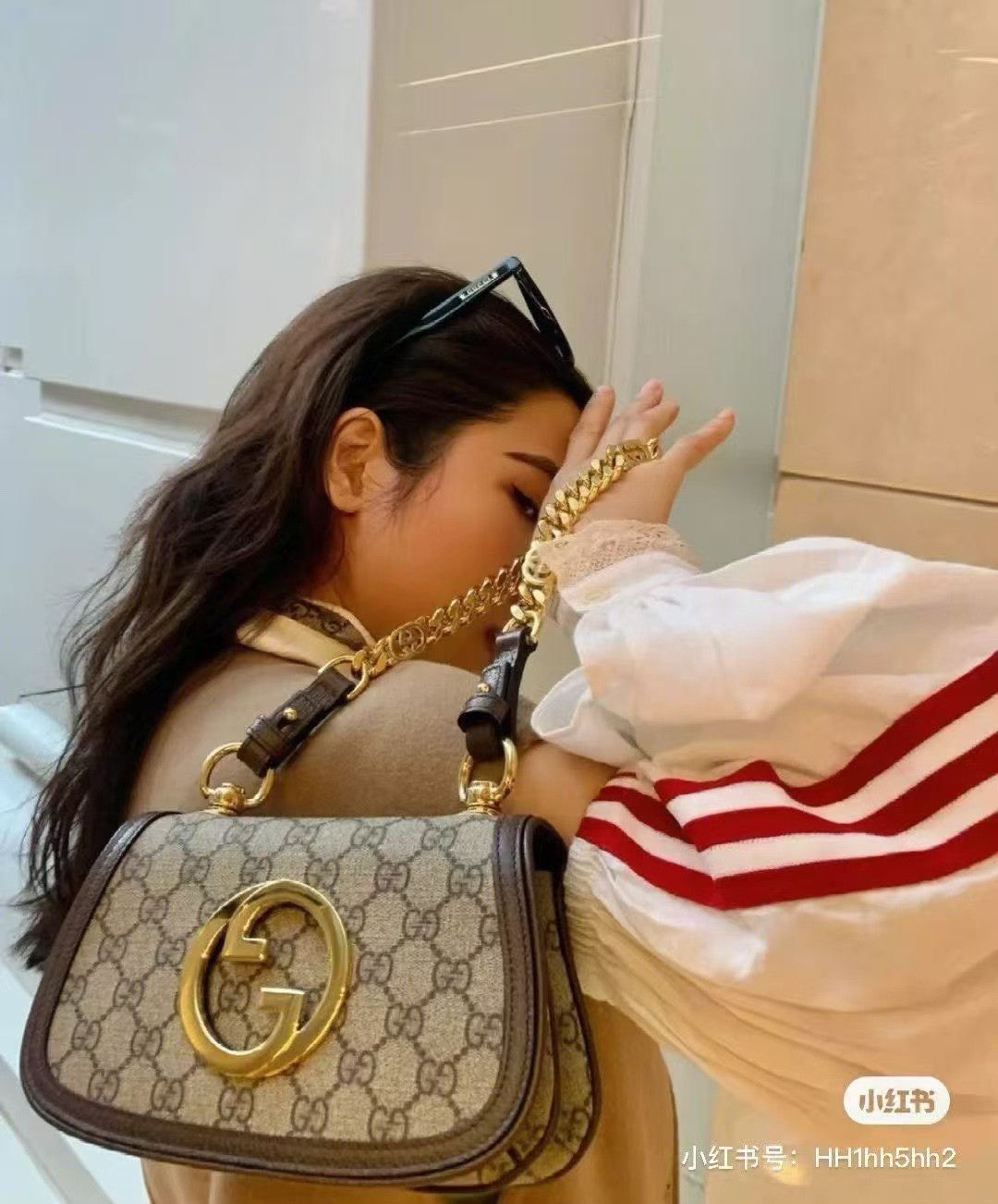 Gucci Gucci Blondie Mini Saddle Bag Size ONE SIZE - 9 Thumbnail