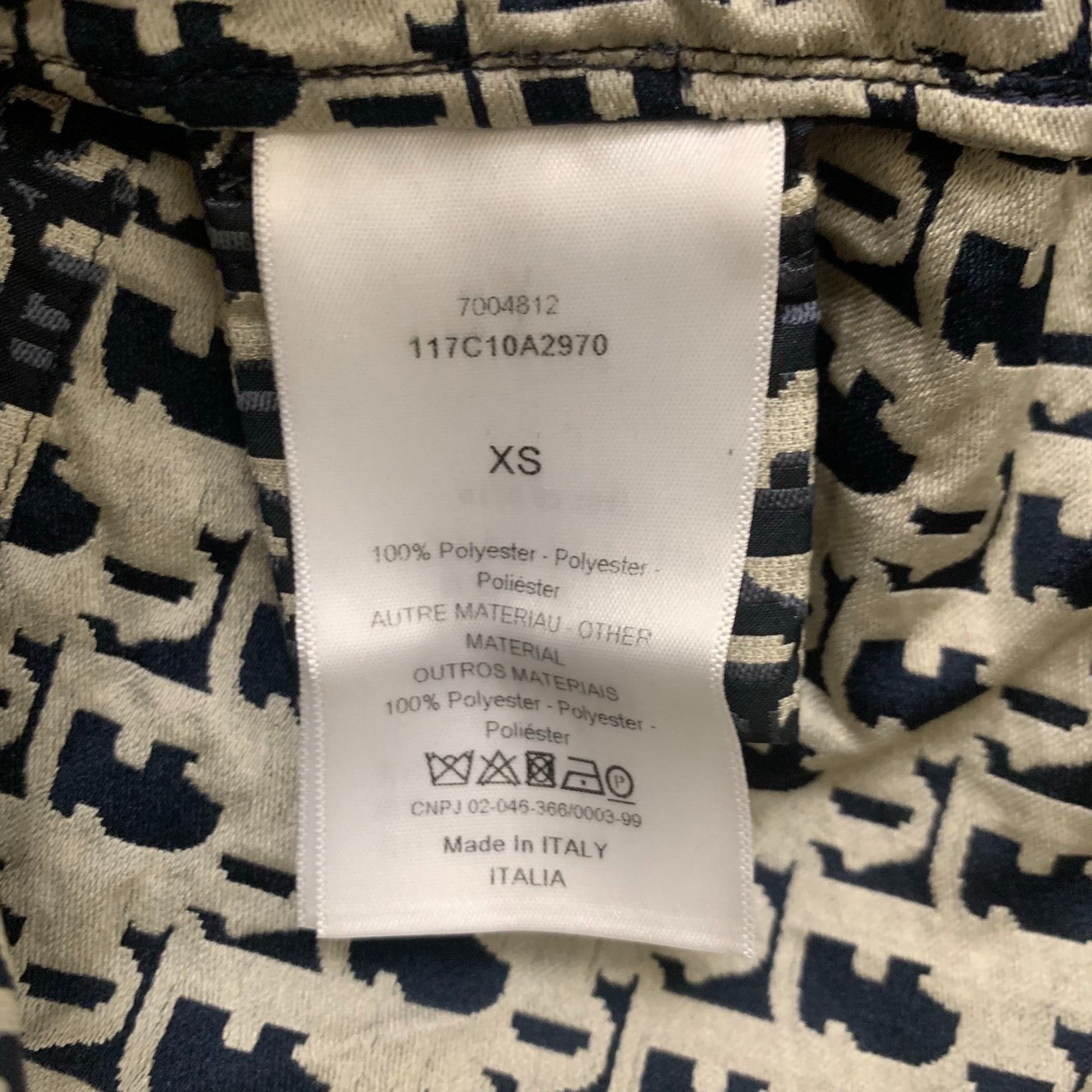 Dior Dior Oblique Blue Logo Hooded Sweatshirt Size US XS / EU 42 / 0 - 3 Thumbnail