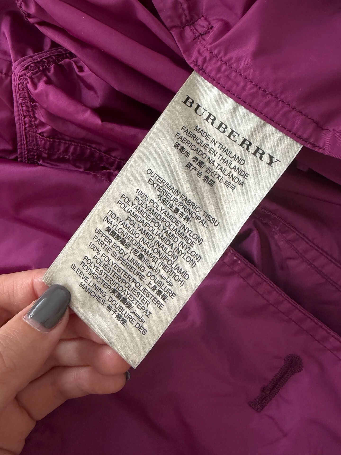 Burberry Burberry Pink Lightweight Trench Coat Size M / US 6-8 / IT 42-44 - 5 Thumbnail
