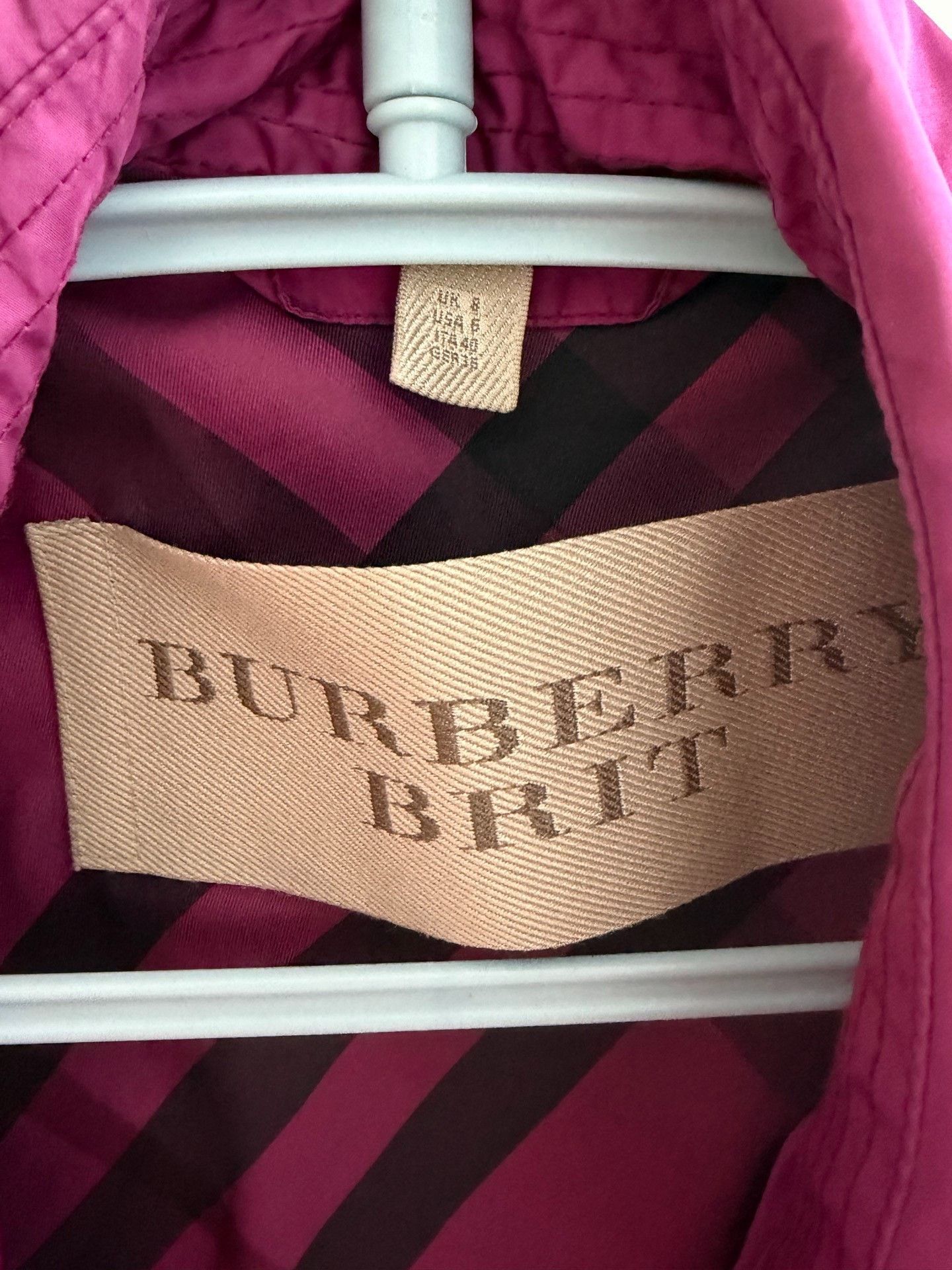 Burberry Burberry Pink Lightweight Trench Coat Size M / US 6-8 / IT 42-44 - 3 Thumbnail