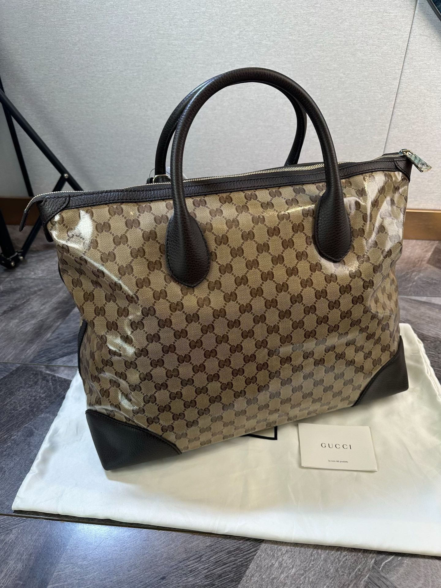 Gucci Gucci GG Crystal Leather Travel Bag Size ONE SIZE - 3 Thumbnail