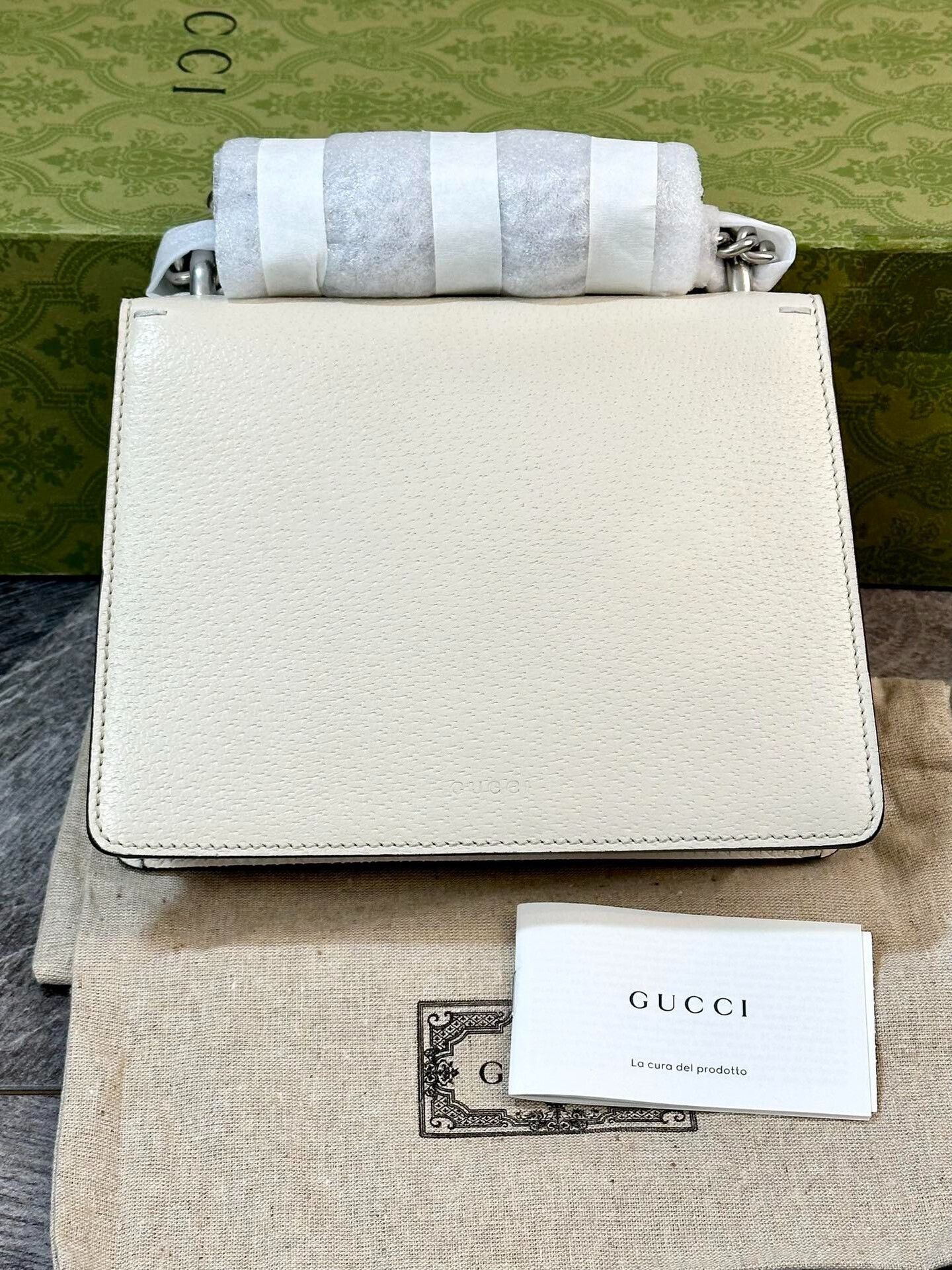 Gucci Gucci Small White Leather Dionysus Size ONE SIZE - 2 Thumbnail