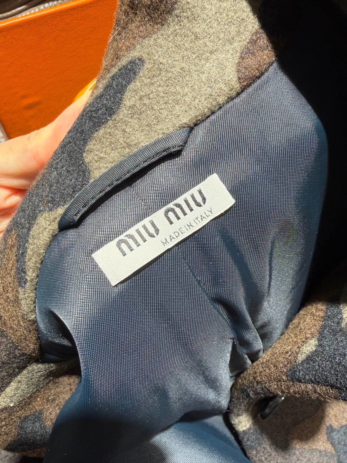 Miu Miu Miu Miu Camouflage Long Wool Coat Size M / US 6-8 / IT 42-44 - 6 Thumbnail
